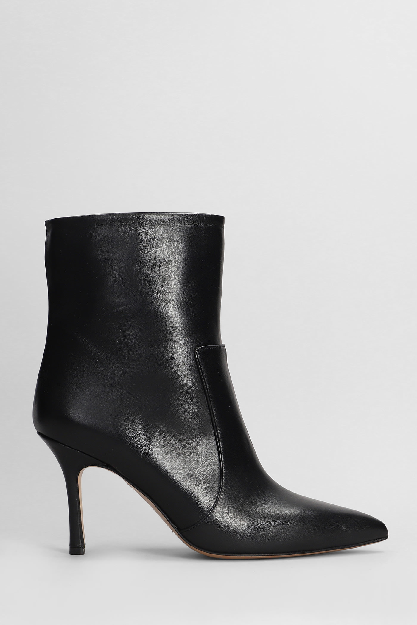 Shop The Seller Texan Ankle Boots In Black Leather