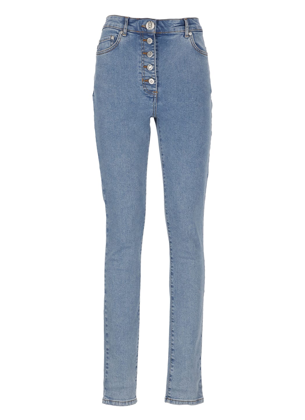 Jeans High-waisted Straight-leg Jeans M05ch1n0 Jeans