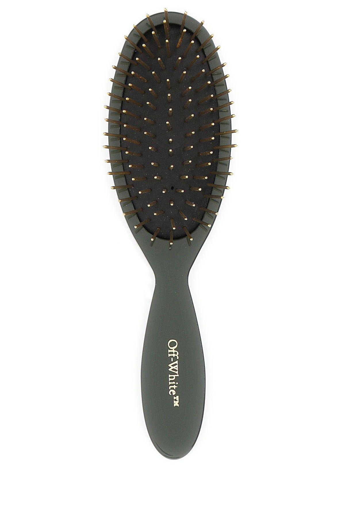 Army Green Acetate Bookish Hairbrush