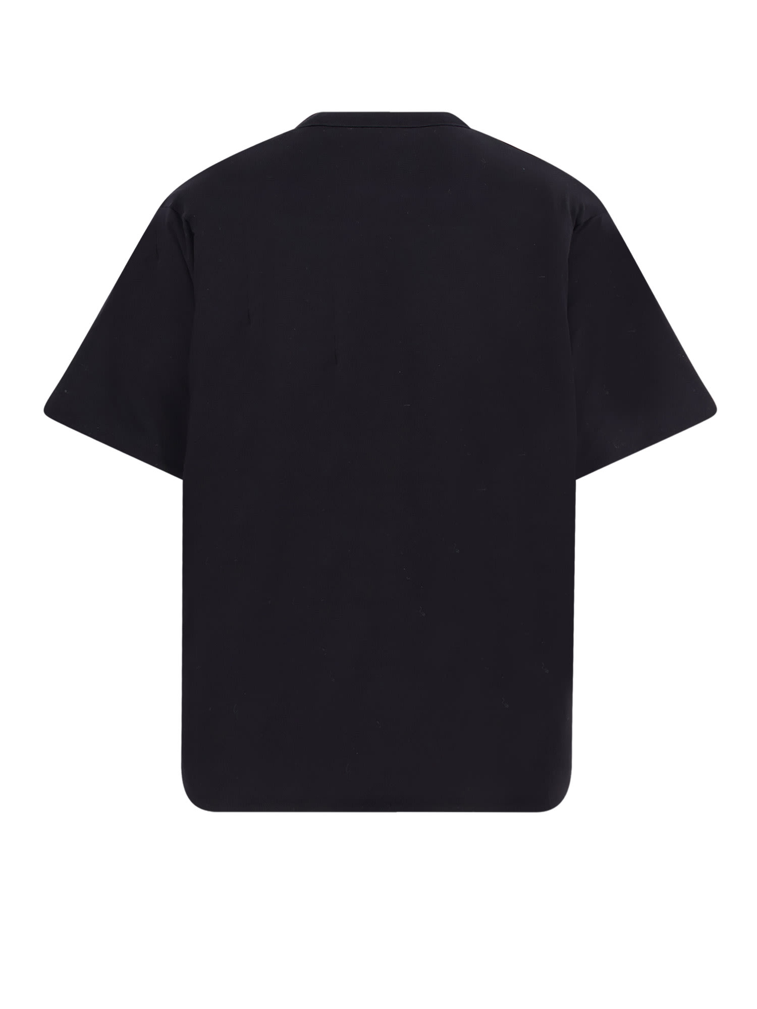 Y-3 Padded Crew Neck Short Sleeve T-shirt In Black