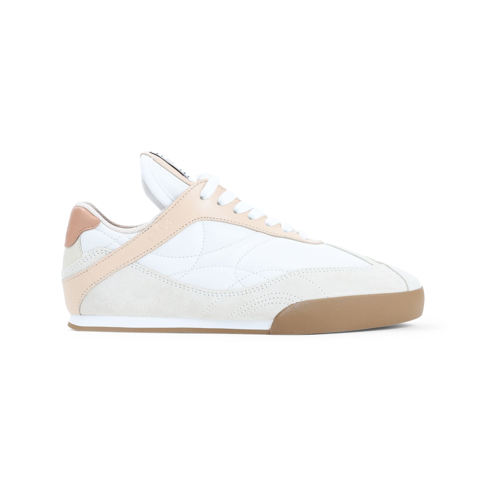 Chloé Multicolor Kick Leather And Suede Sneakers