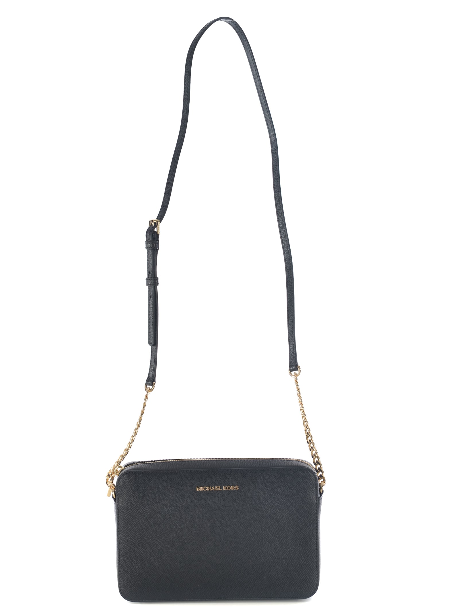 Shop Michael Kors Bag  Crossbody Made Of Saffiano Leather In Black