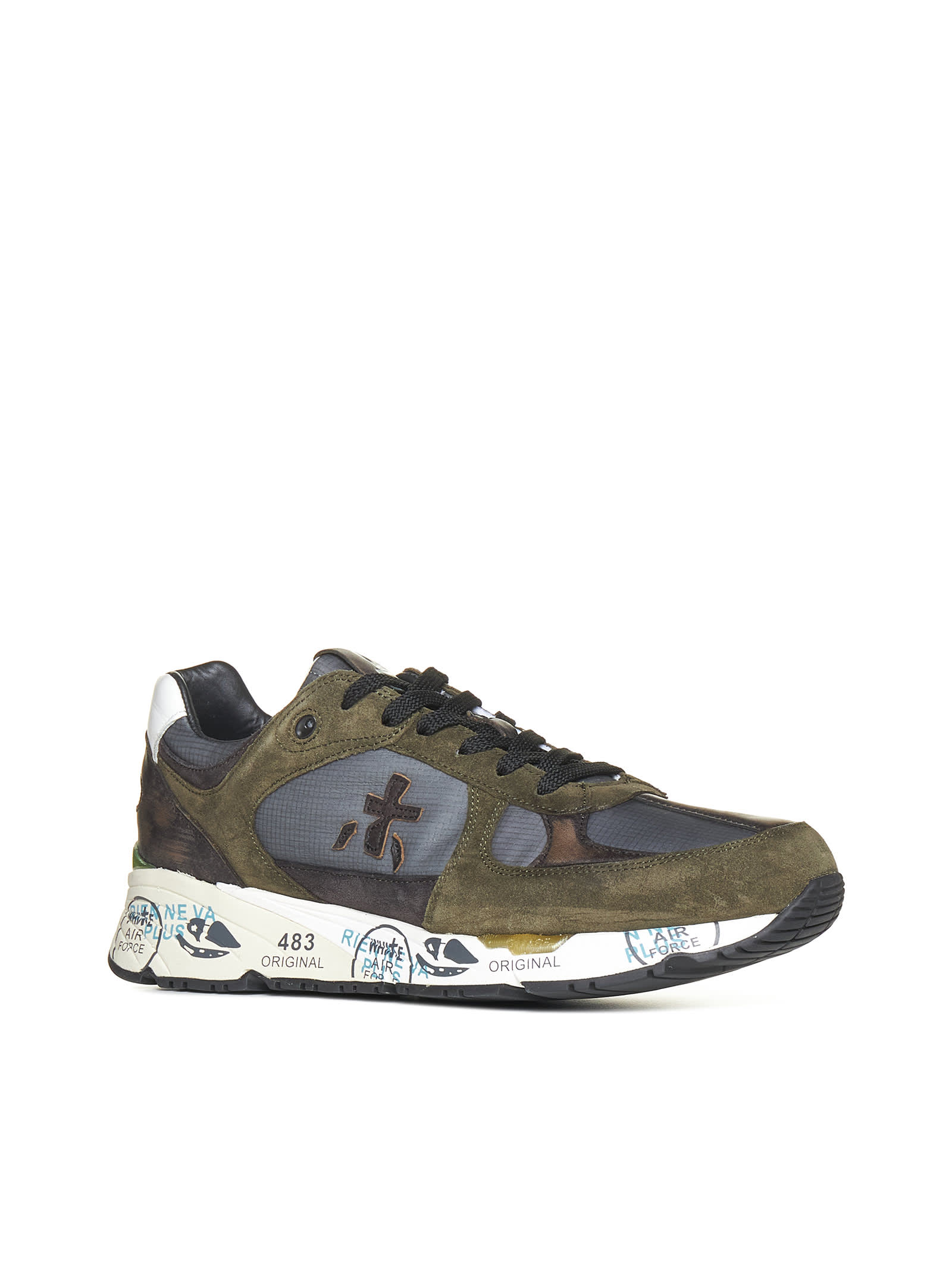 Premiata Sneakers In Green