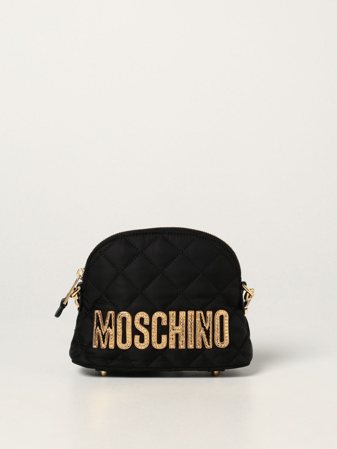 MOSCHINO MINI BAG MOSCHINO COUTURE BAG IN QUILTED NYLON,74048201 2555
