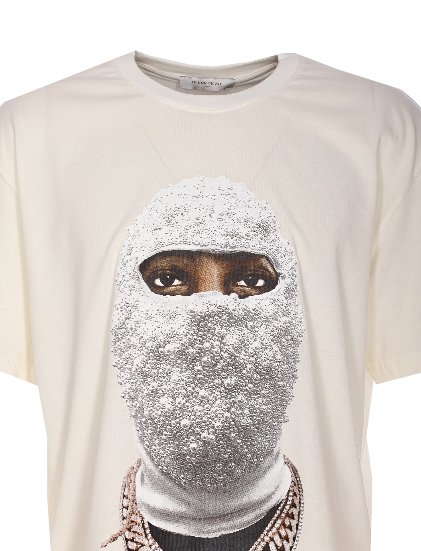 Ih Nom Uh Nit Future Mask Graphic Crewneck T-shirt In Neutral