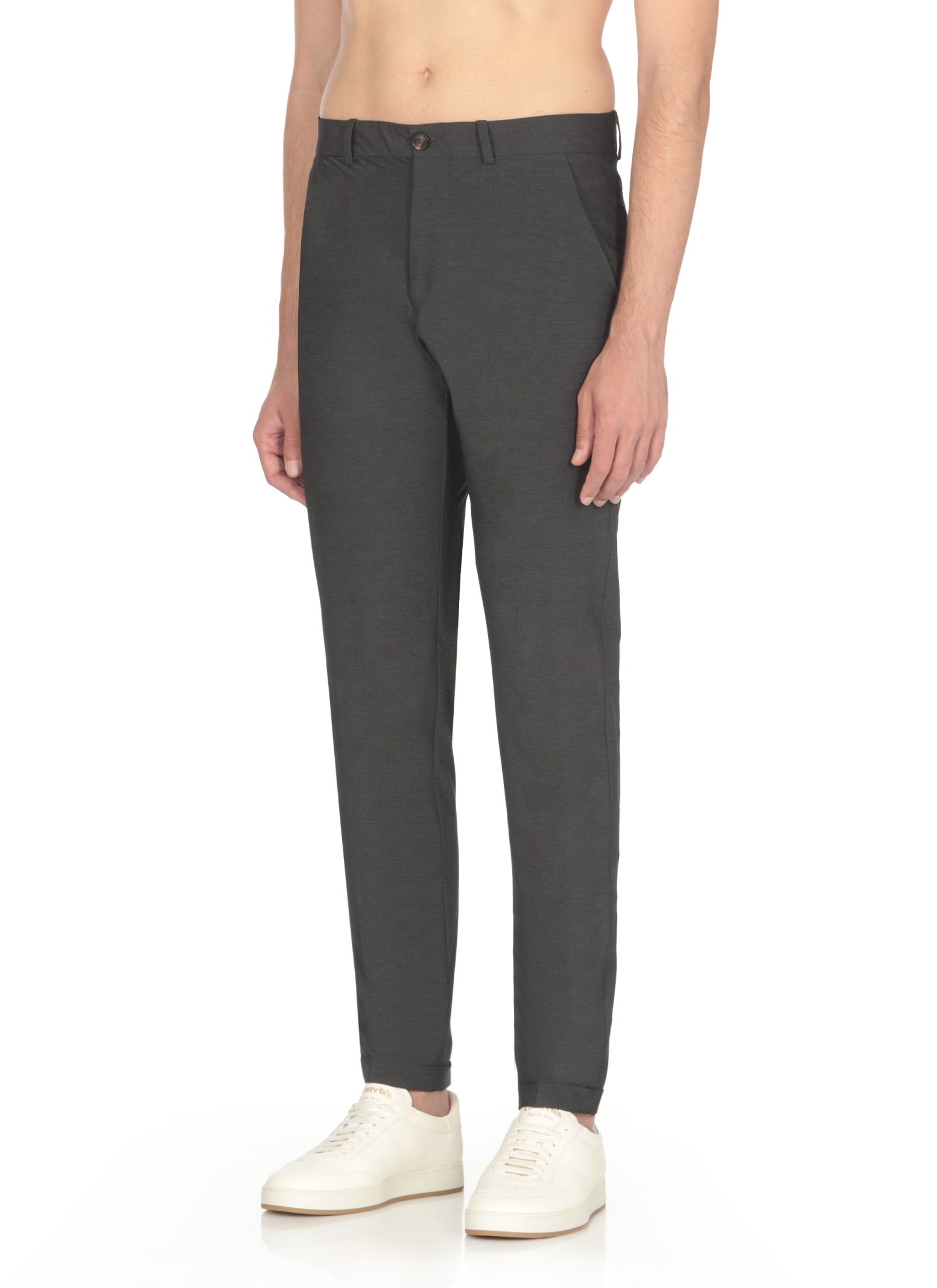 Rrd - Roberto Ricci Design Black Chino Trousers In Grey