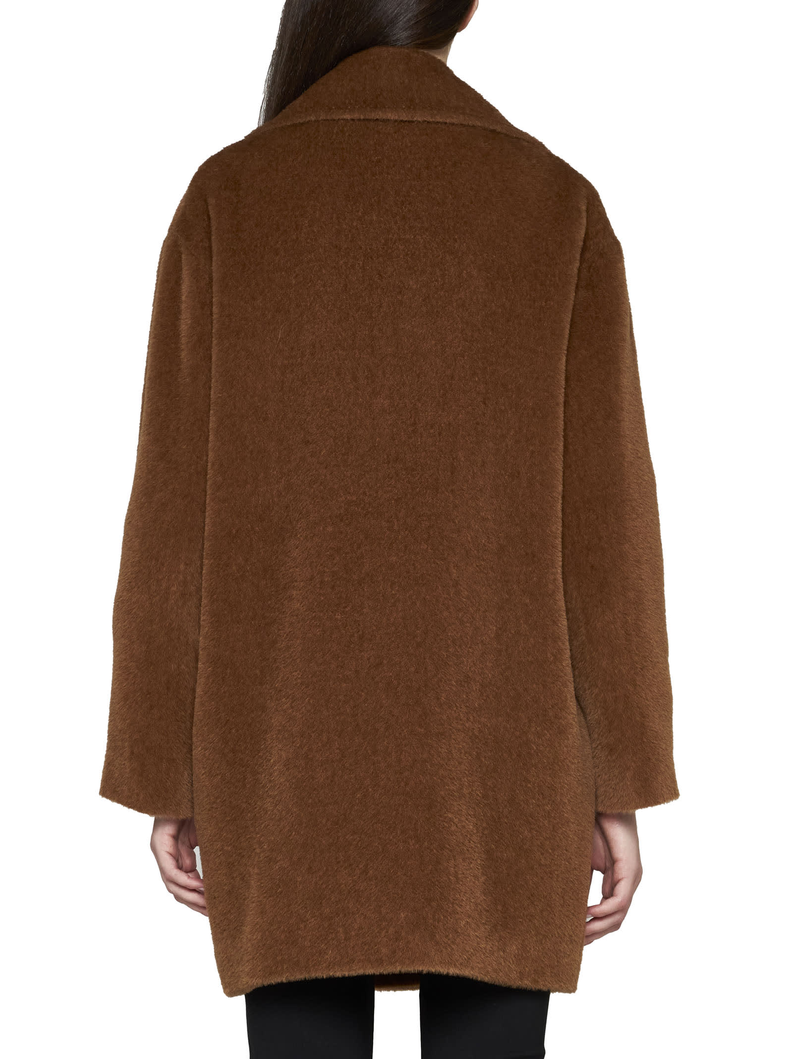 Shop Tagliatore Coat  In Tobacco