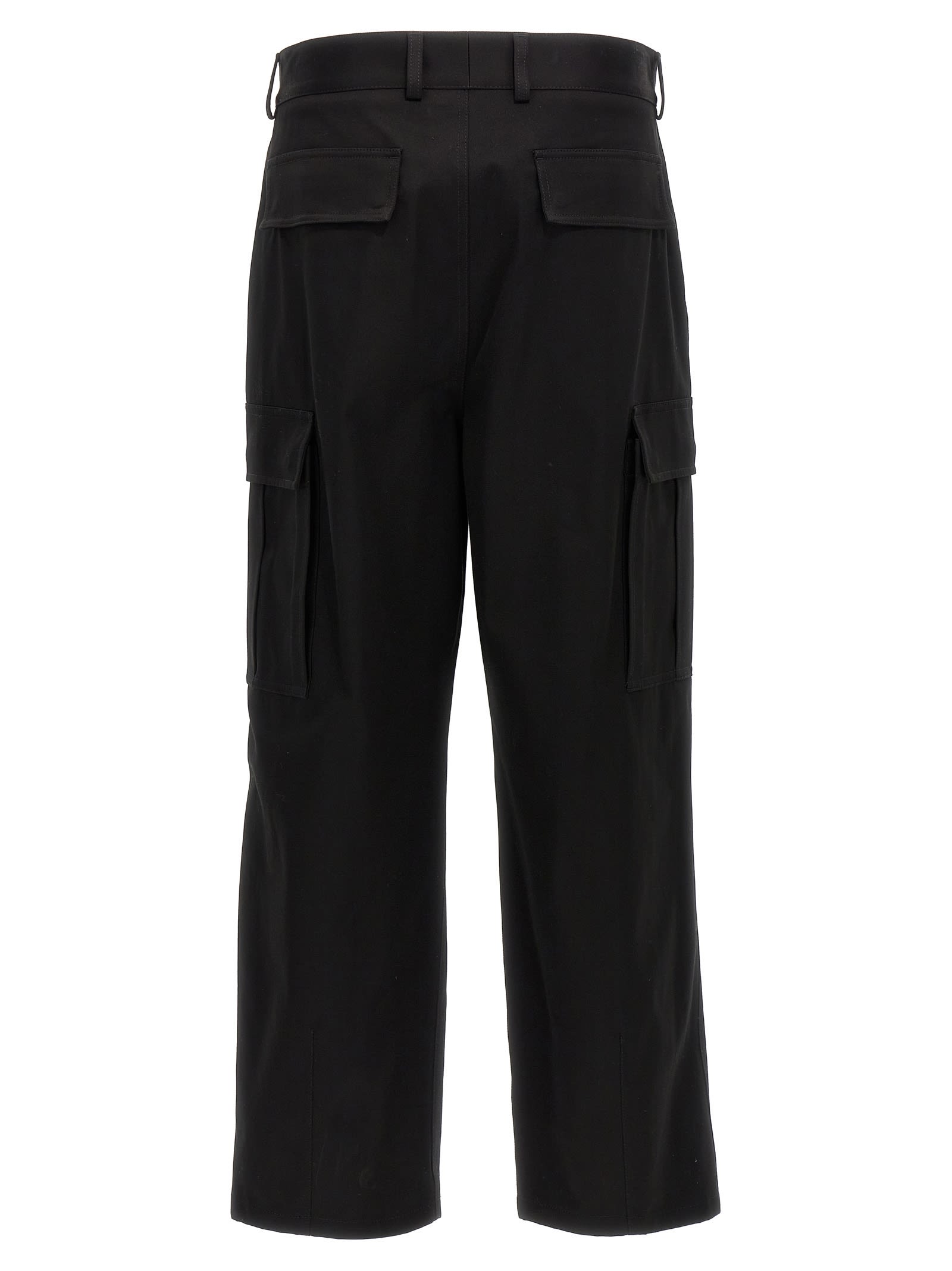 Shop Dolce & Gabbana Logo Embroidery Pants In Black