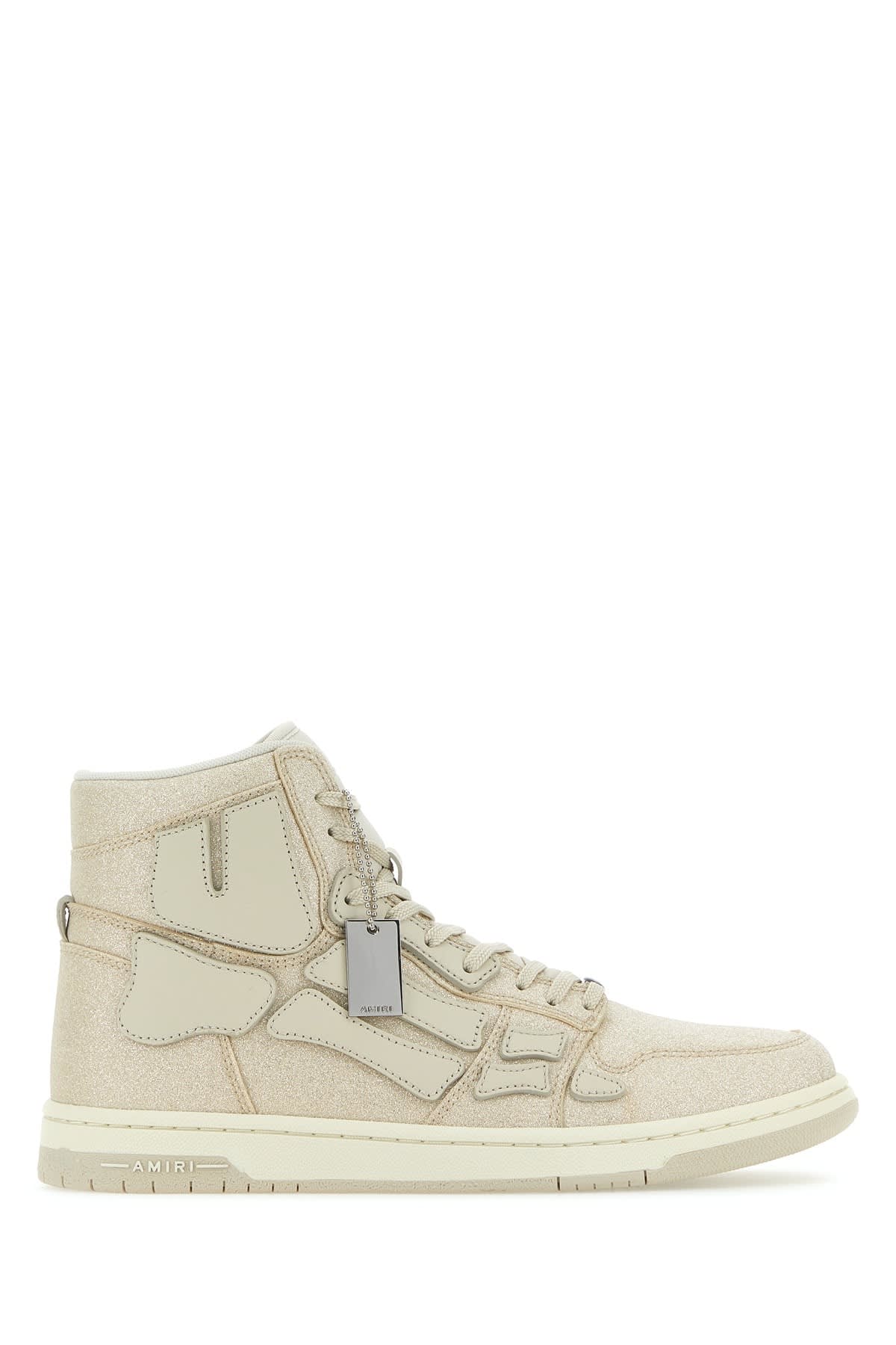 Shop Amiri Sneakers In Beigecalfleather