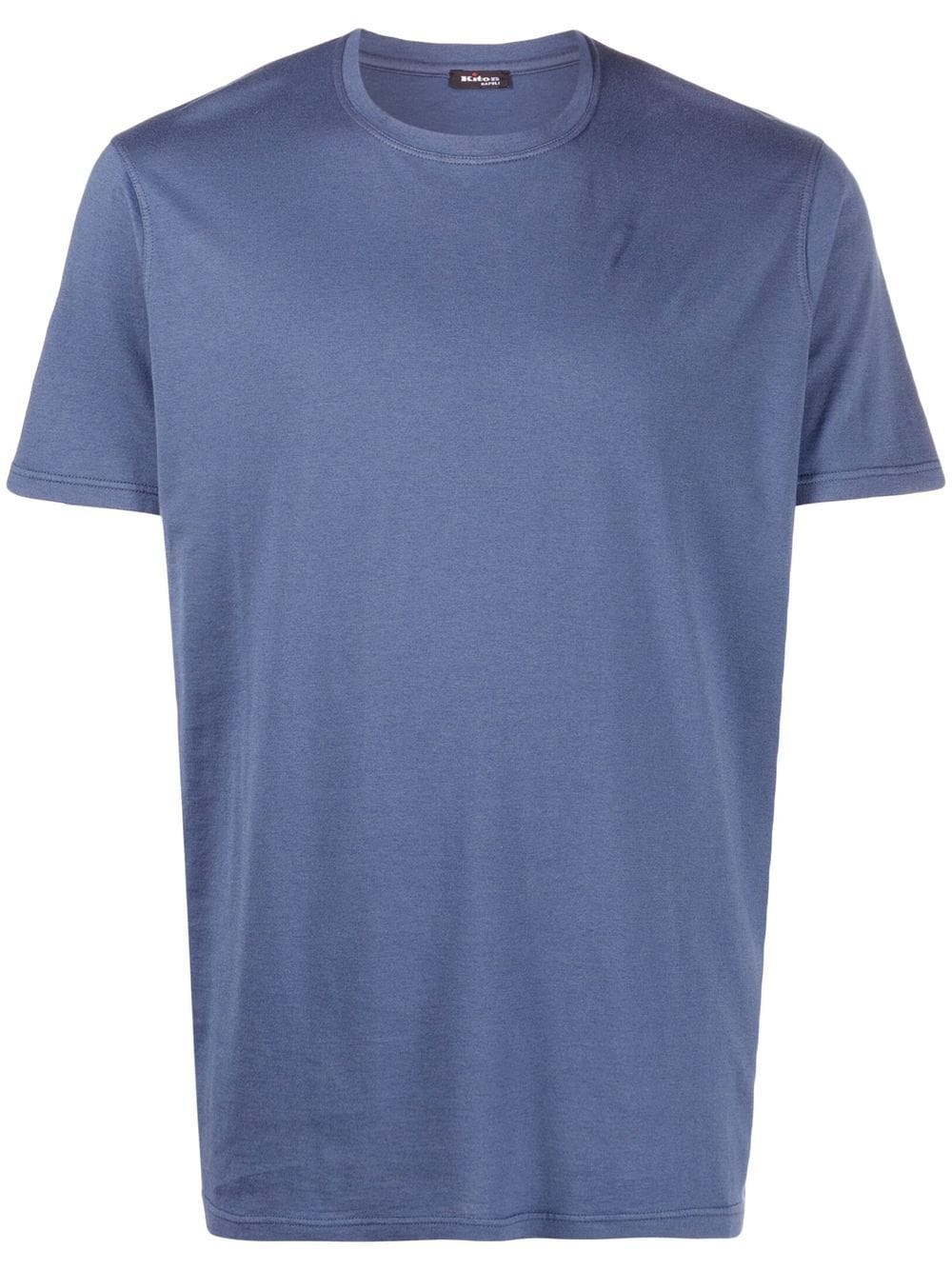 Kiton Man Blue Basic T-shirt