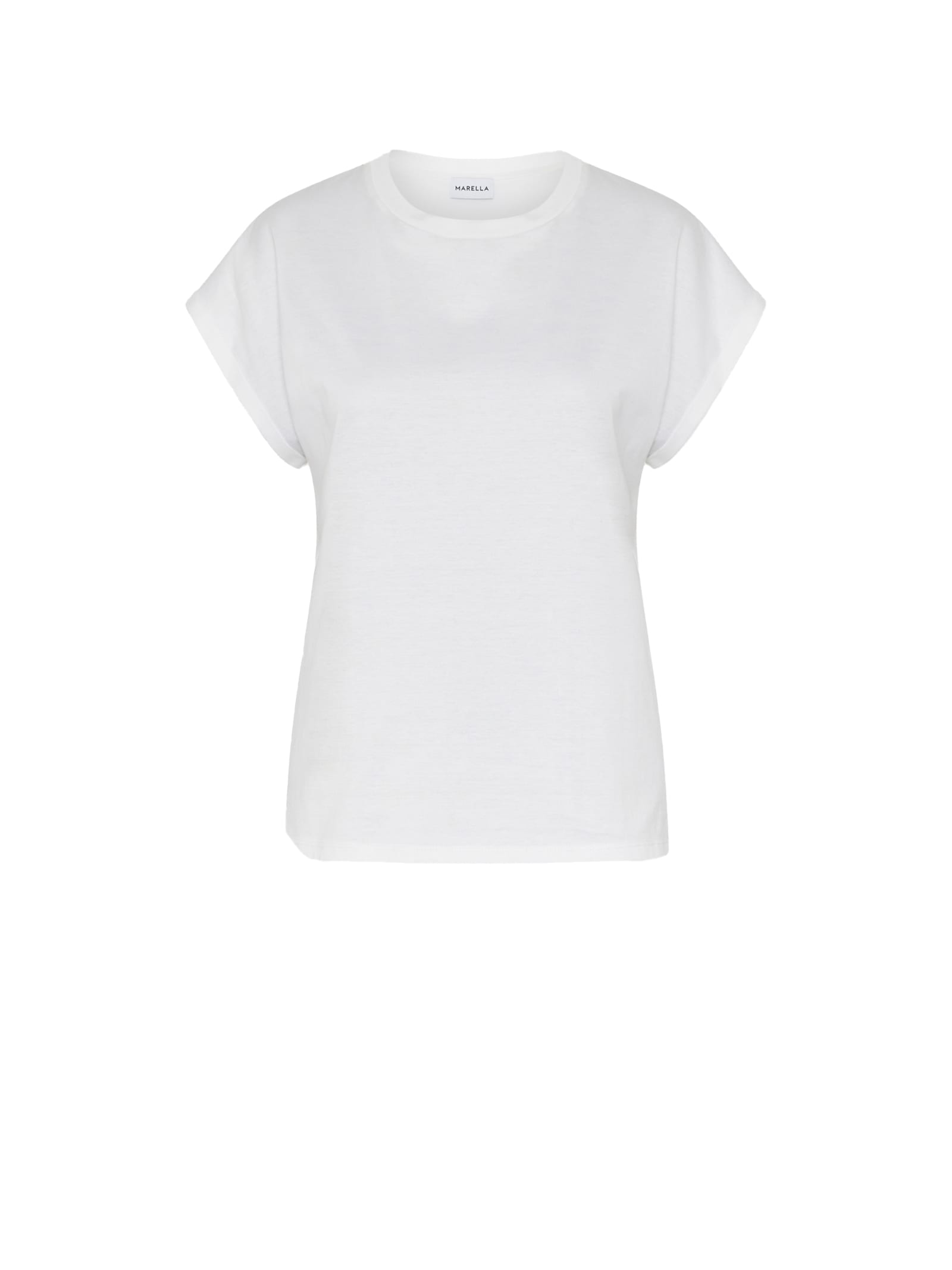 Shop Marella White T-shirt In Bianco