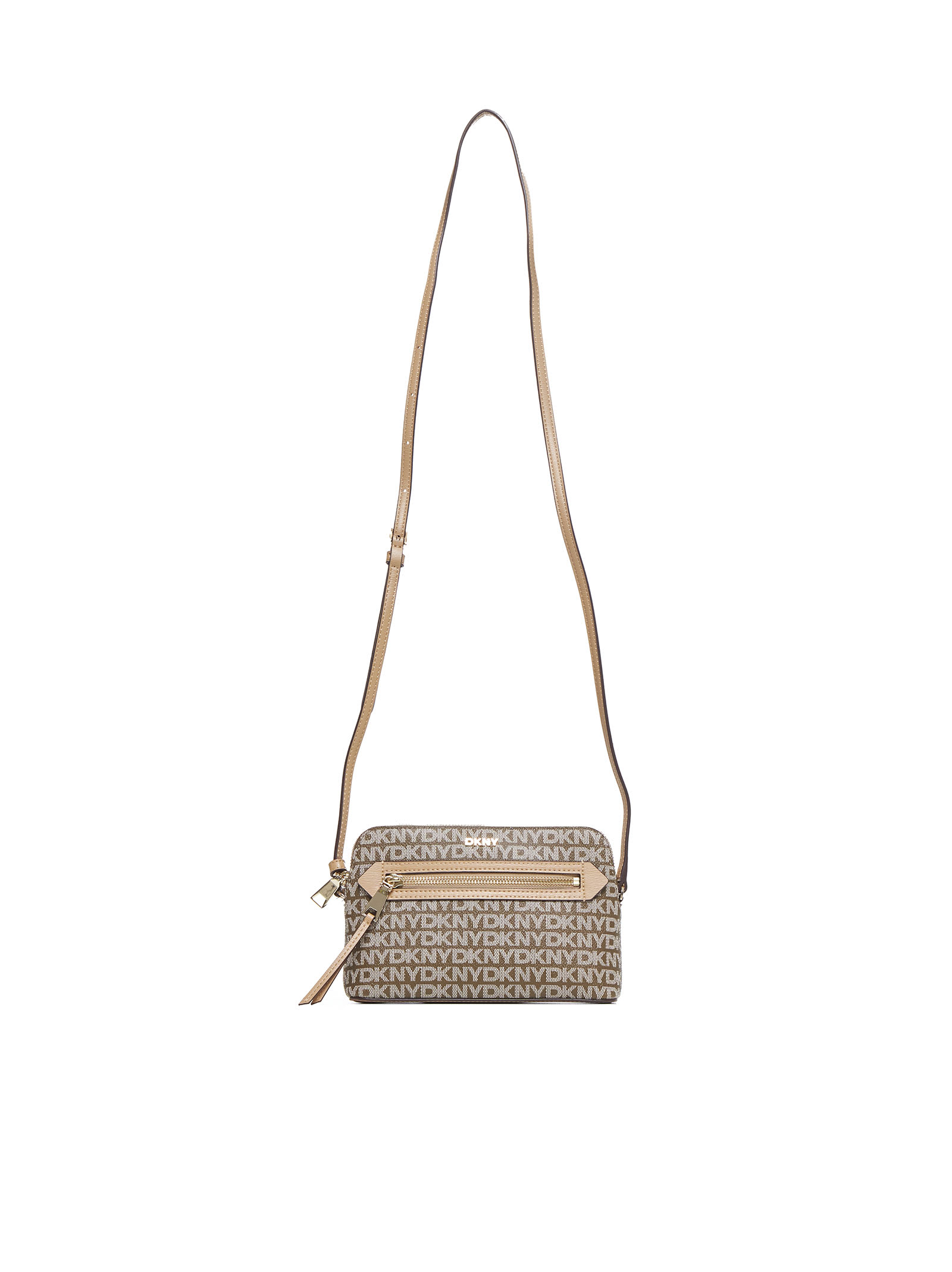 Shop Dkny Shoulder Bag In Chino Cappuccino