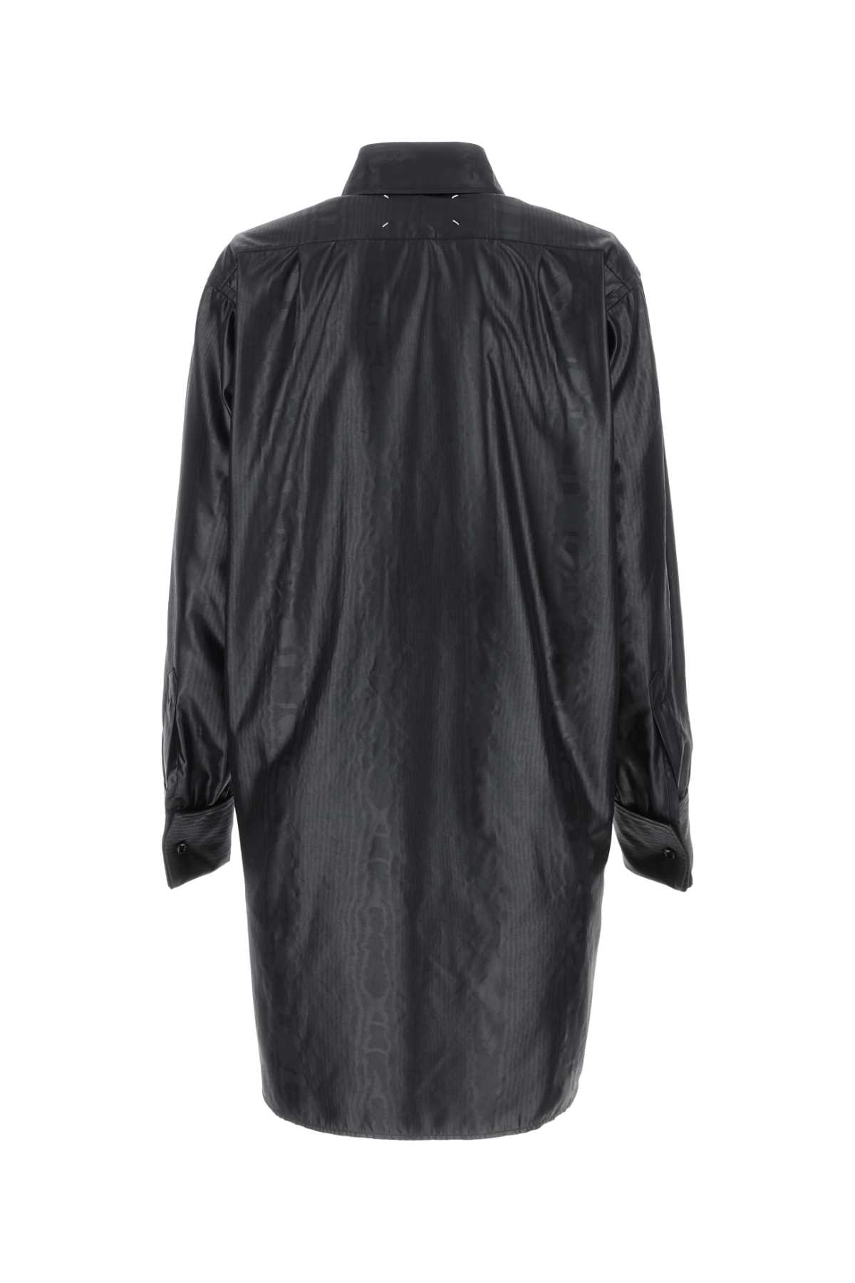 Maison Margiela Black Fabric Oversize Shirt In 900