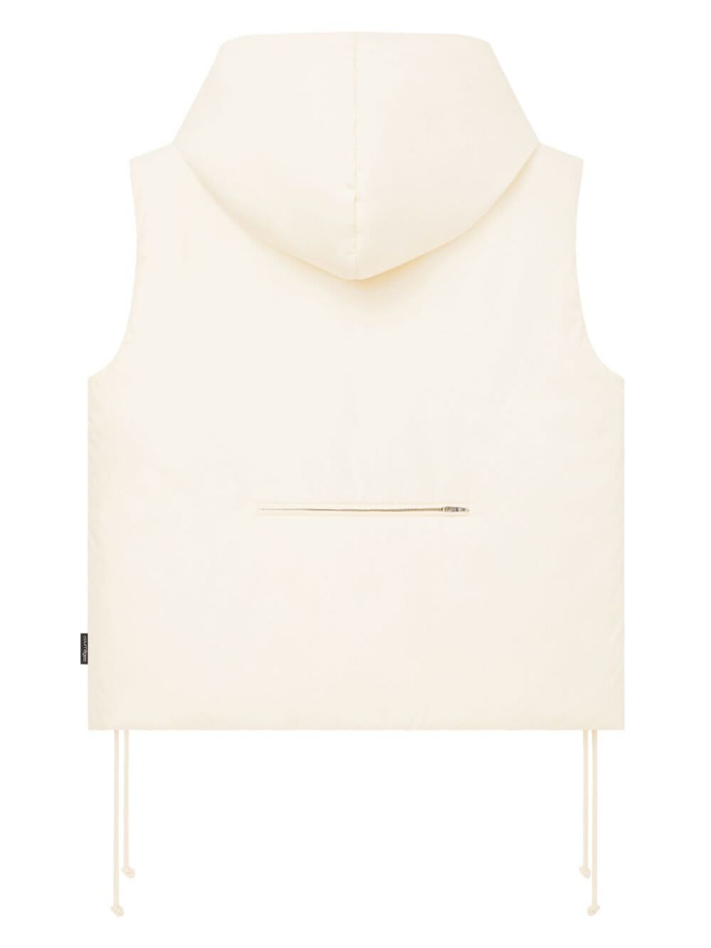 Shop Courrèges Gilet Piumino In Natural