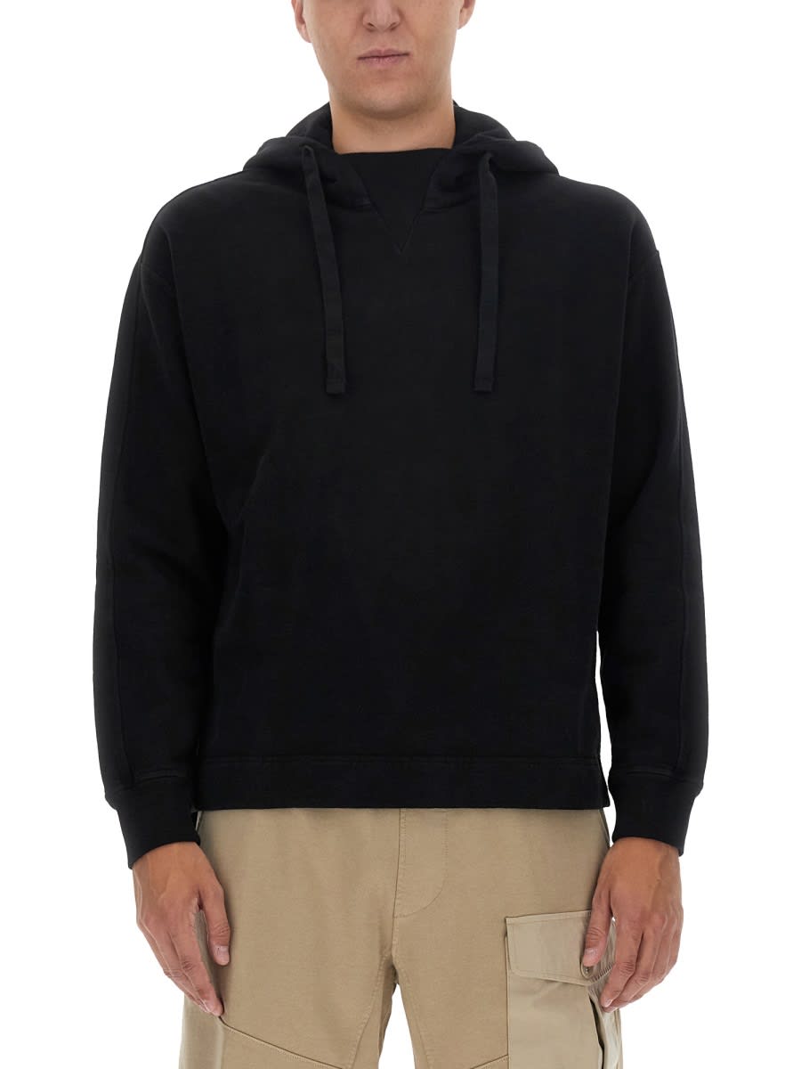 Shop Ten C Sweatshirt With Logo In Black