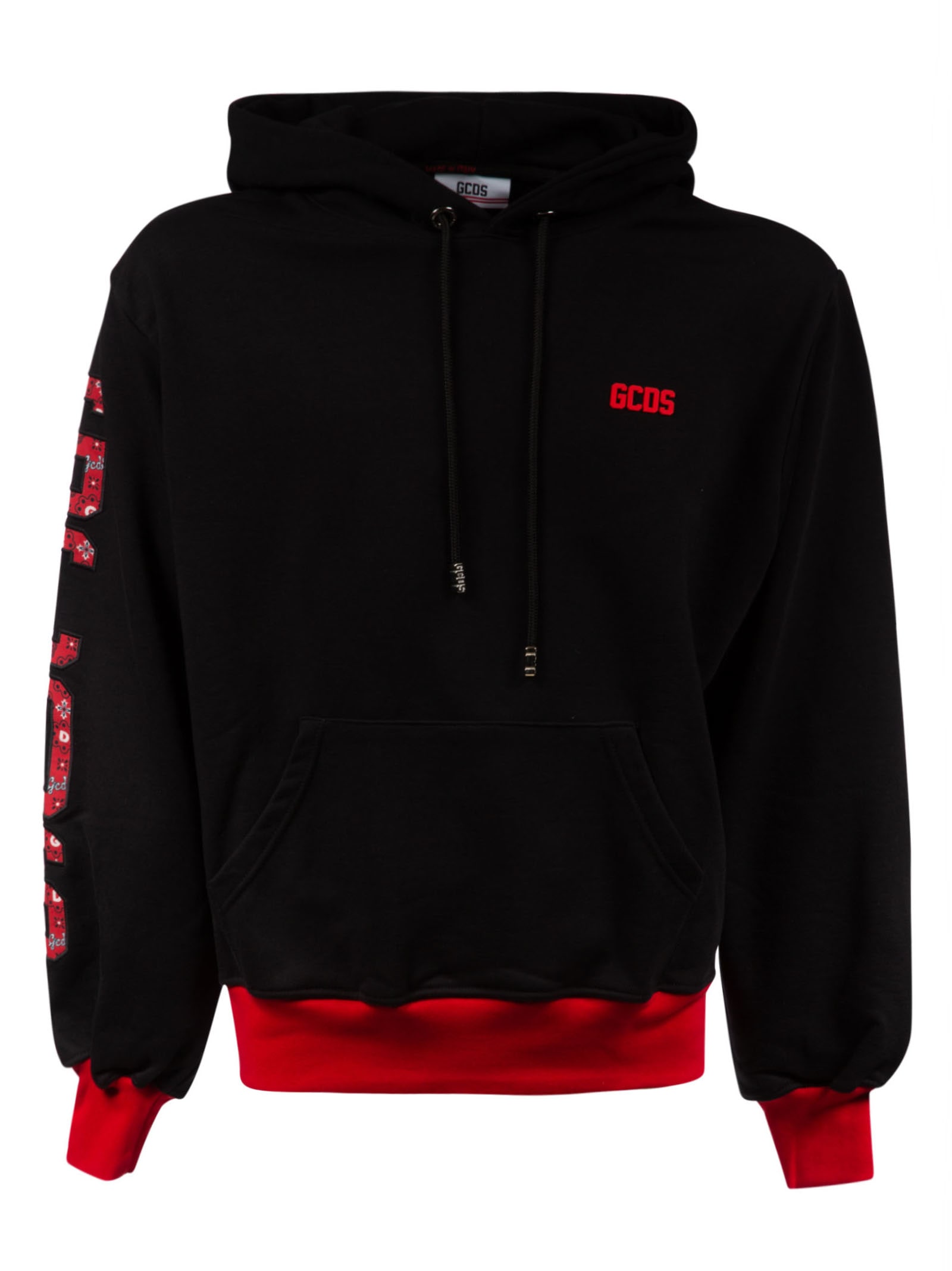 GCDS Logo Embroidered Hoodie