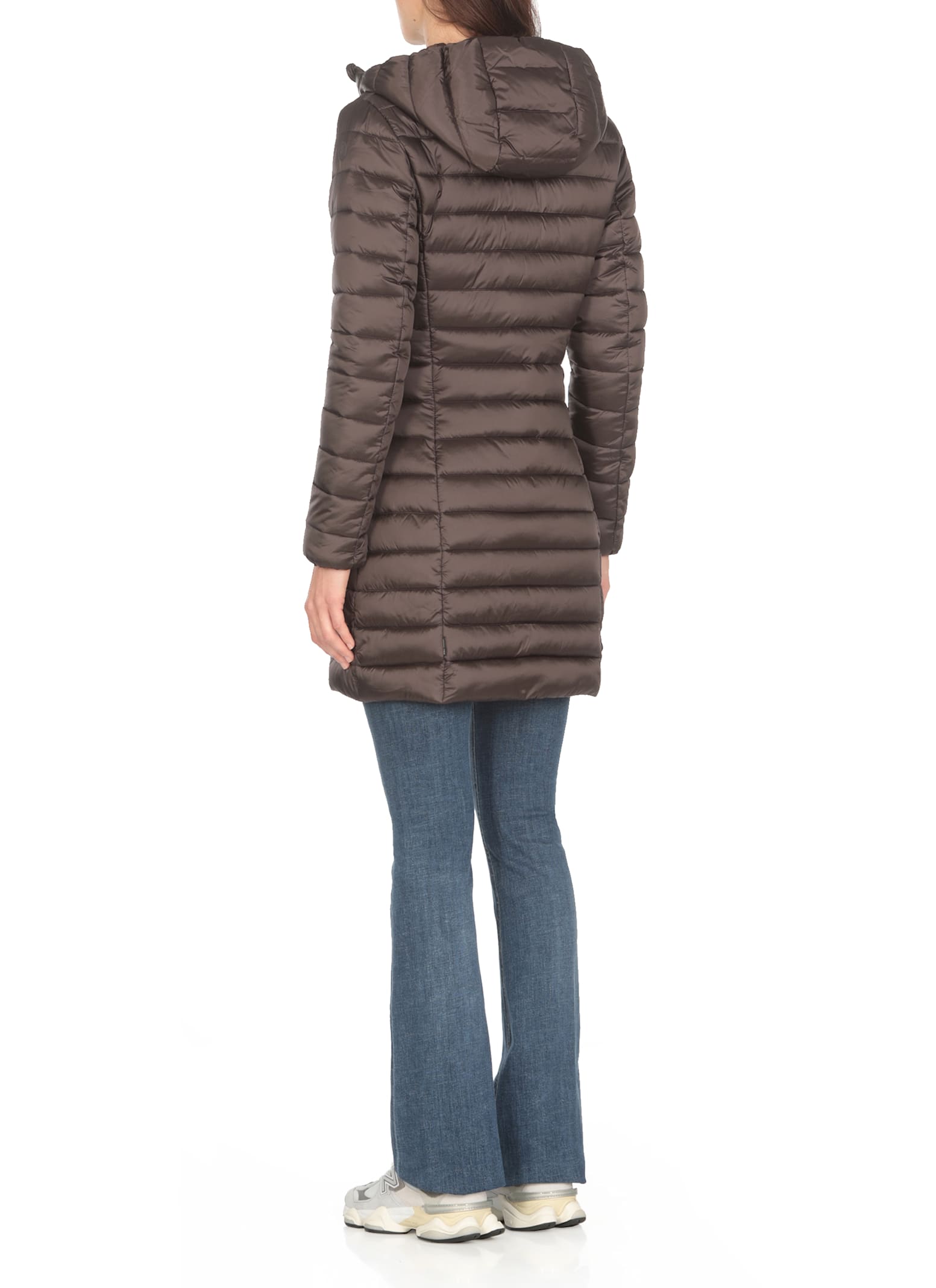 Shop Save The Duck Camille Padded Jacket In Brown