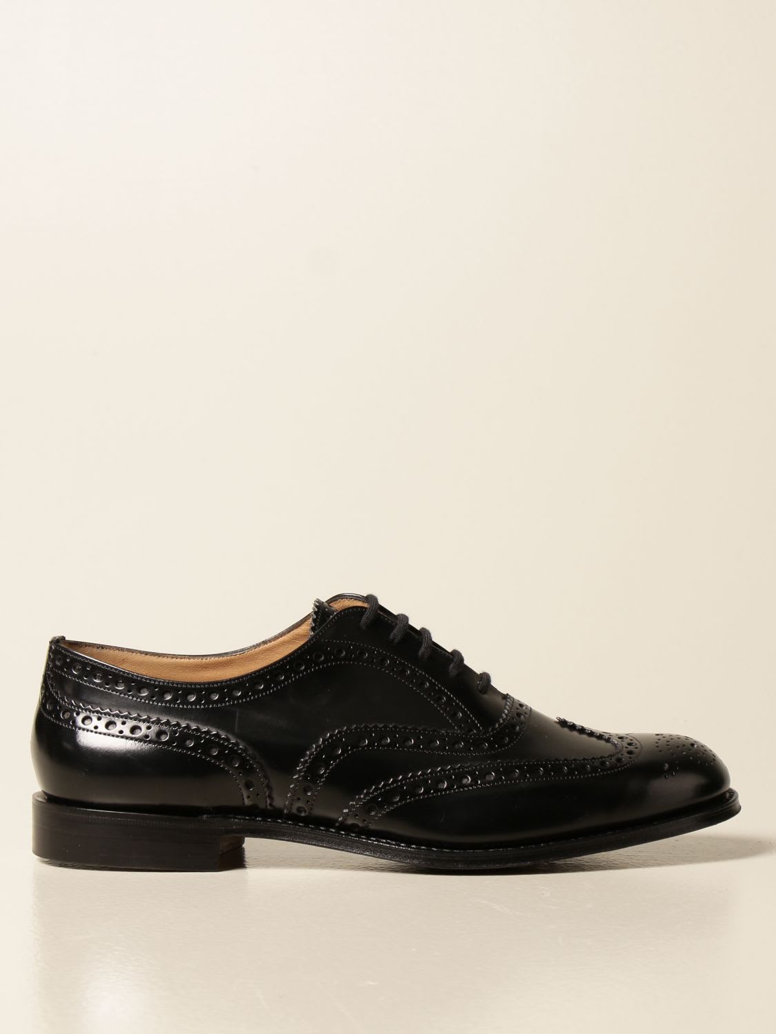 Churchs Brogue Shoes Burwood 2 Churchs Brogue Shoes In Brushed Leather