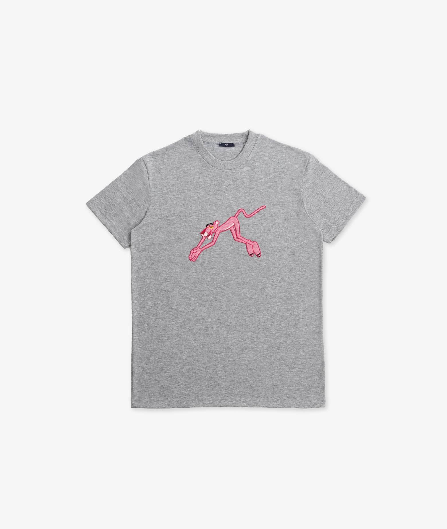 Larusmiani T-shirt Pink Panther T-shirt In Lightgrey