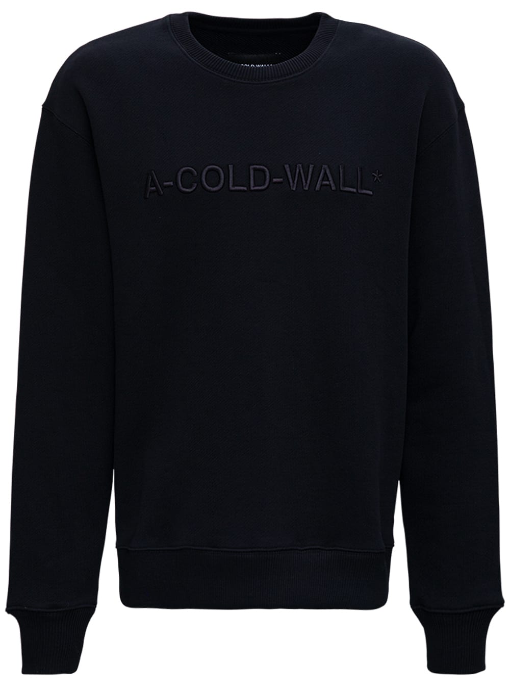 A-COLD-WALL Black Jersey Sweatshirt With Logo