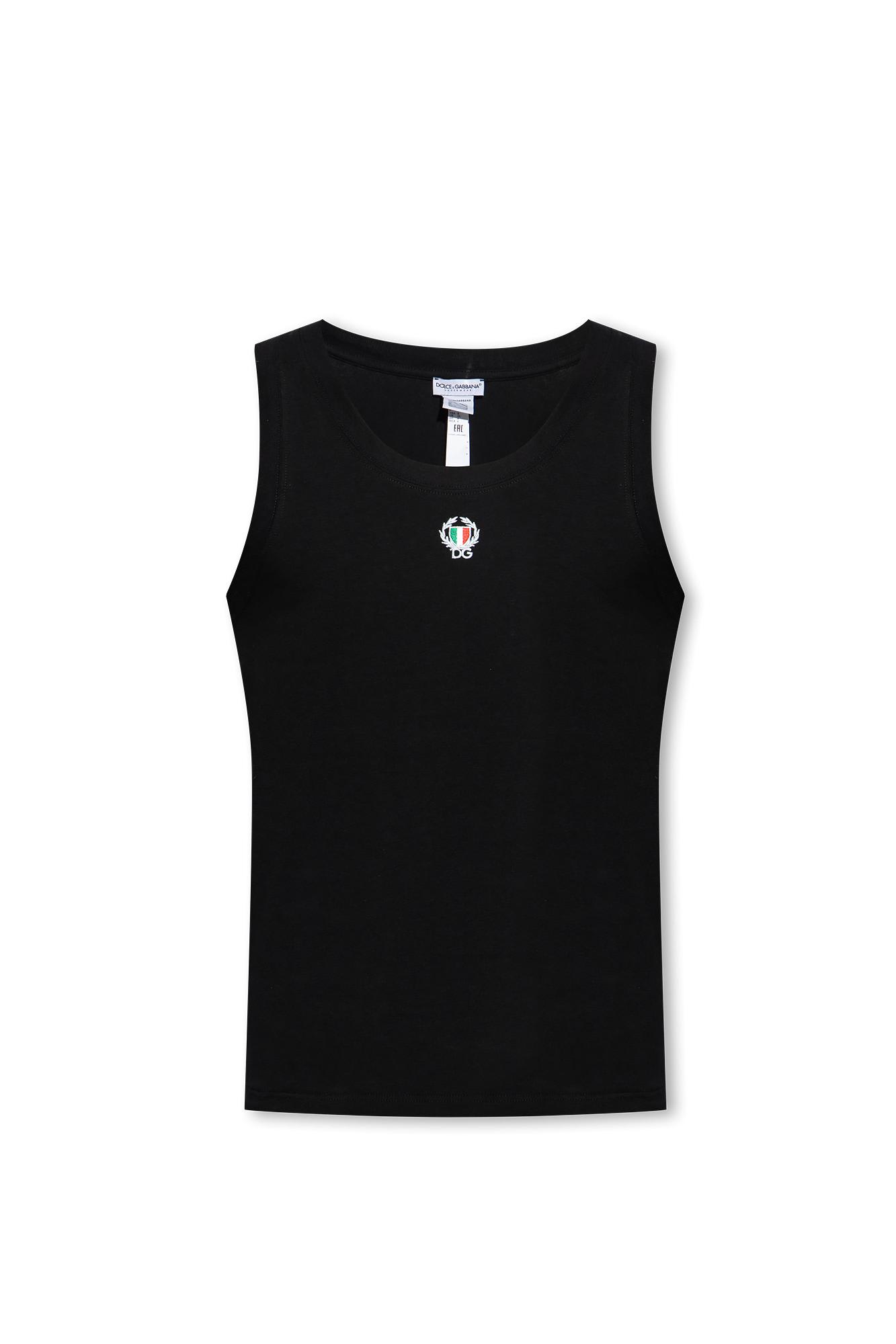 Dolce & Gabbana Branded T-shirt In Nero