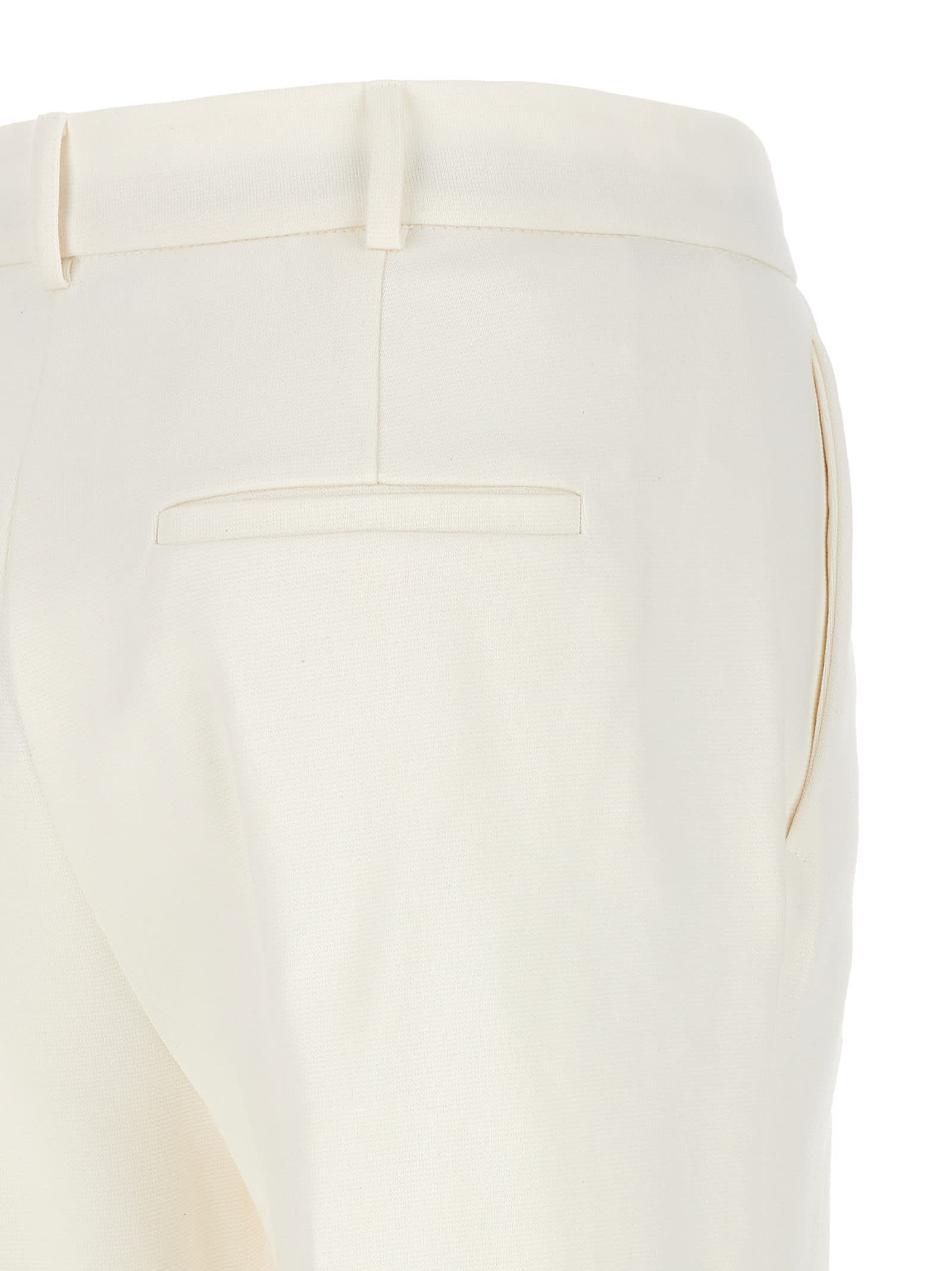 Shop Sportmax Pontida Pants In White