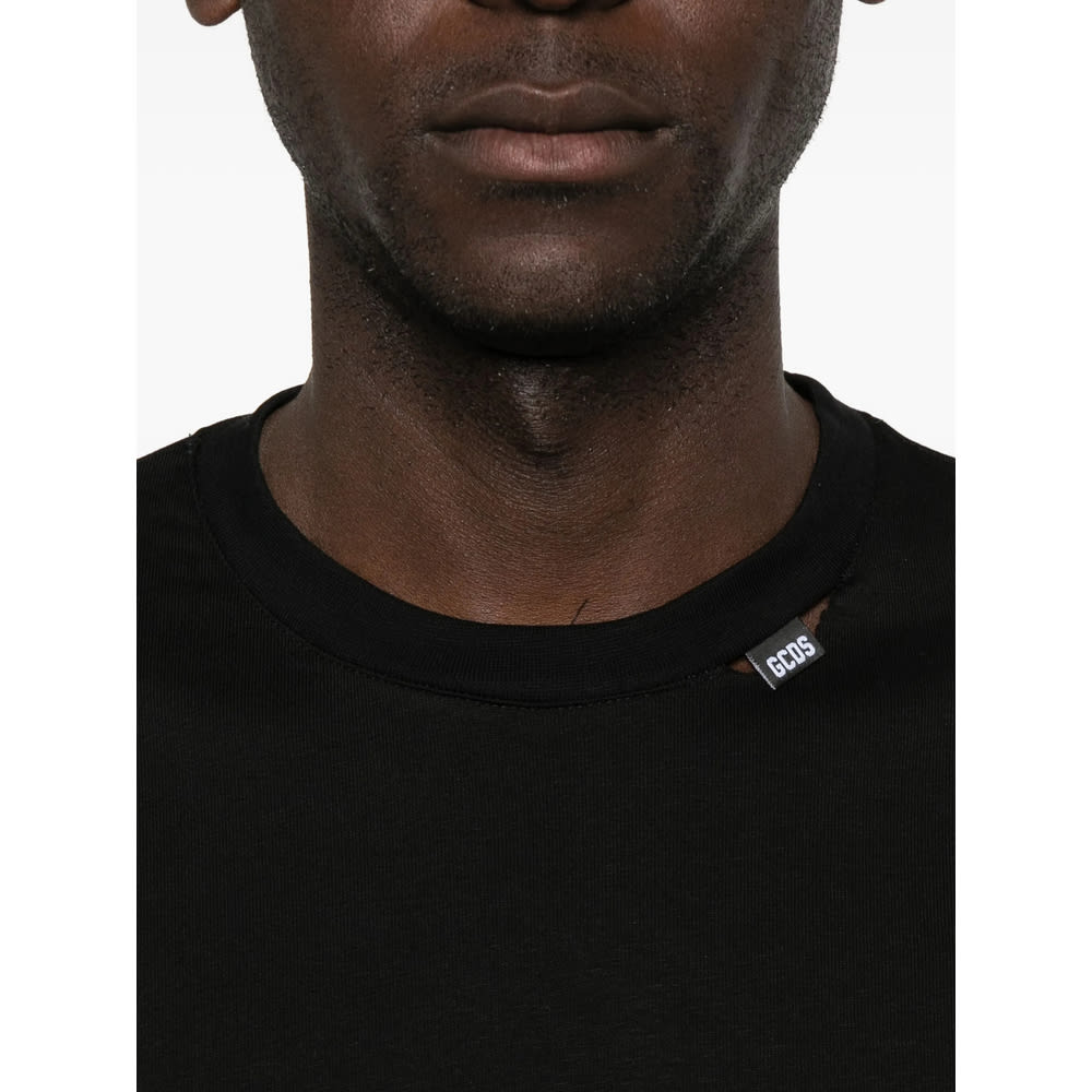 Gcds Printed Long Sleeve T-shirt With Graphic Design In Multi