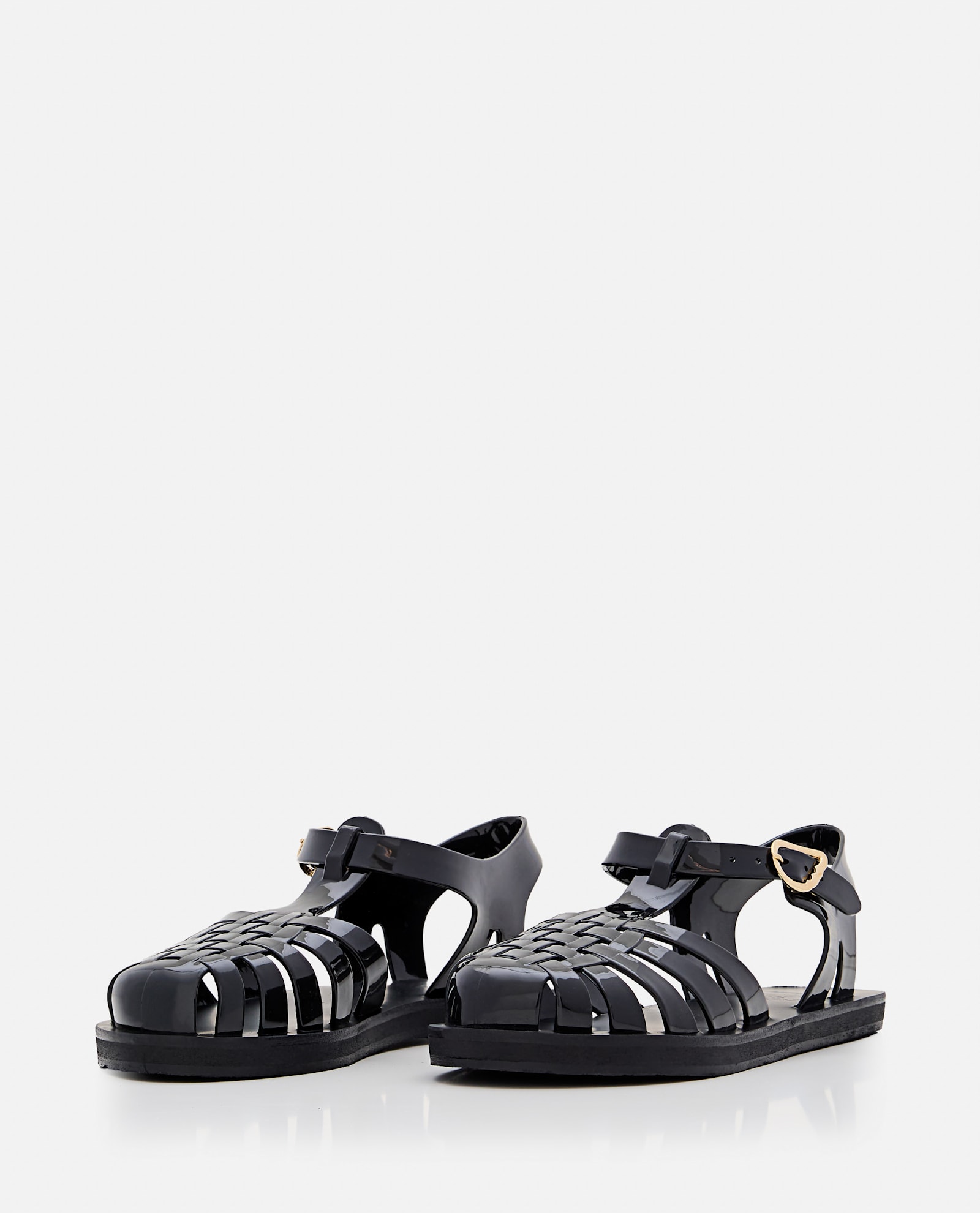 Ancient Greek Sandals Black Sandals In Black