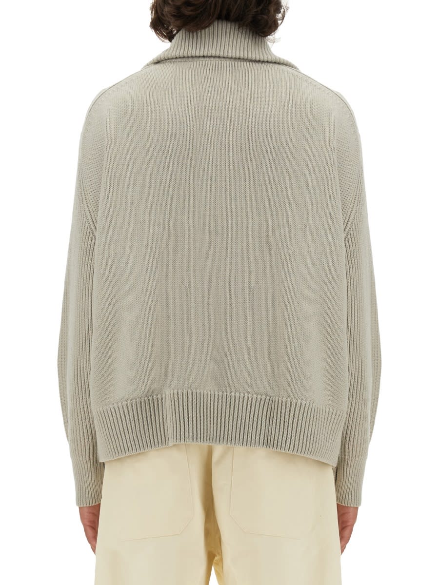 Shop Studio Nicholson Wool Jersey. In Beige