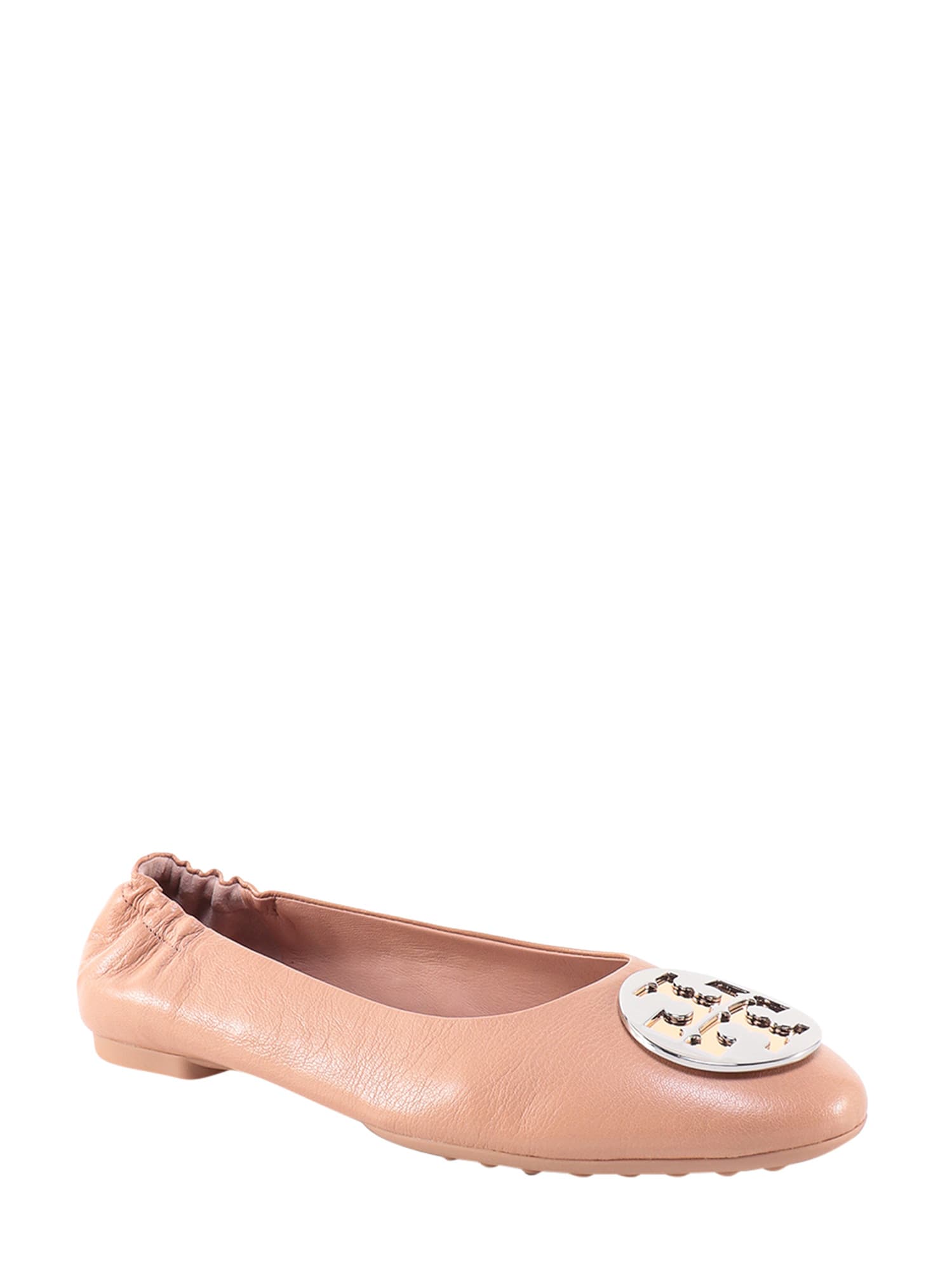 Shop Tory Burch Ballerinas Flat Shoes In Sand