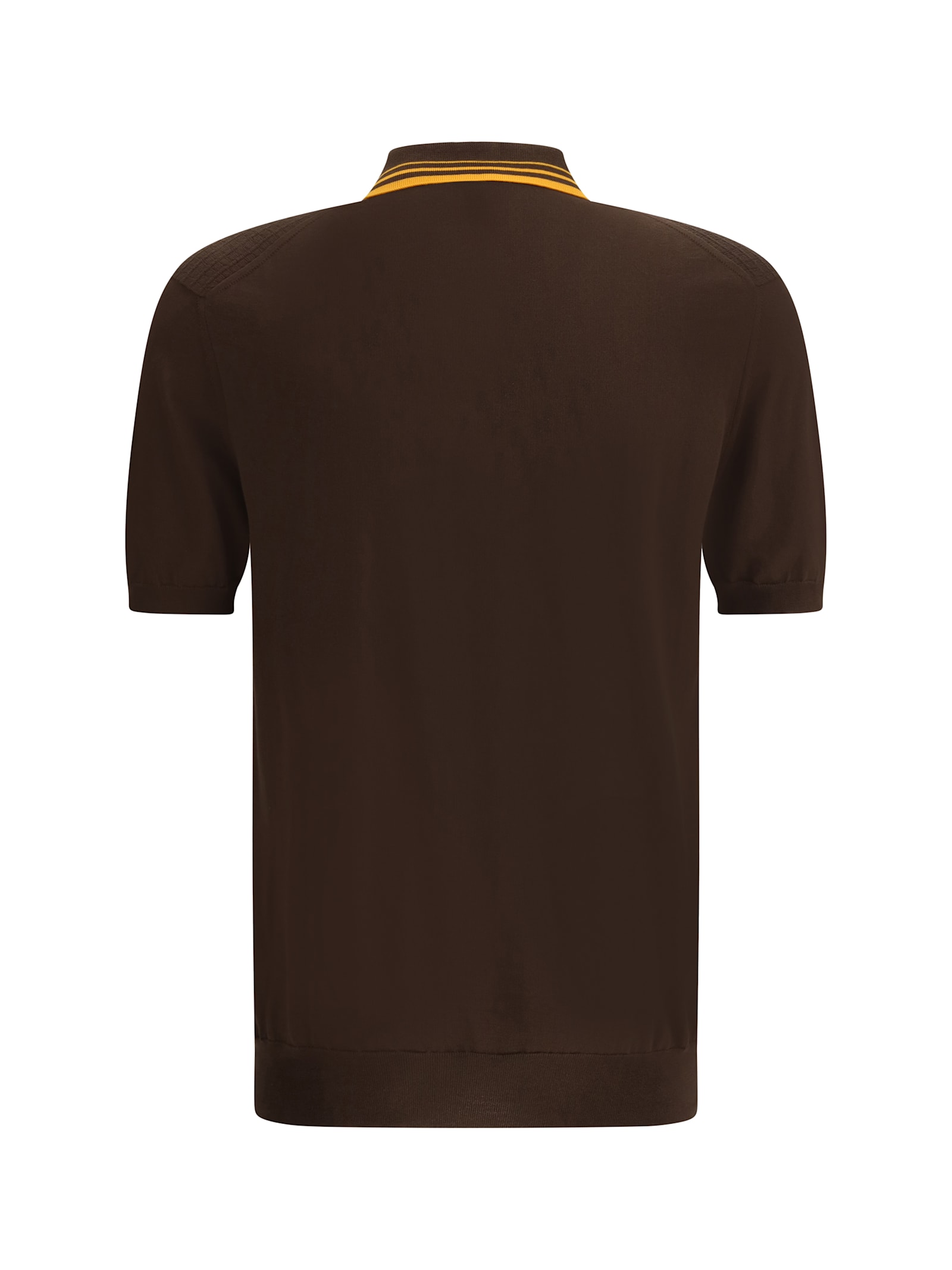 KITON ZIPPED POLO SHIRT