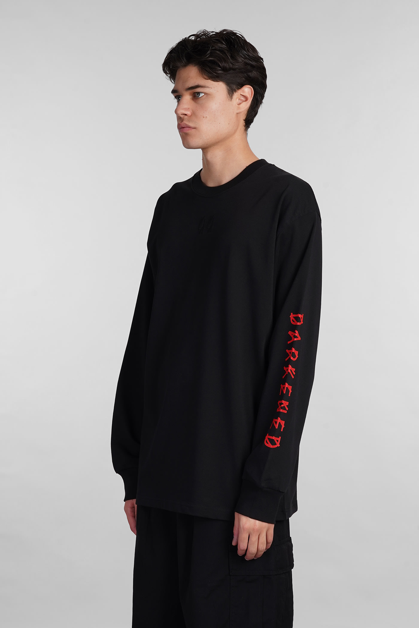 Shop 44 Label Group T-shirt In Black Cotton