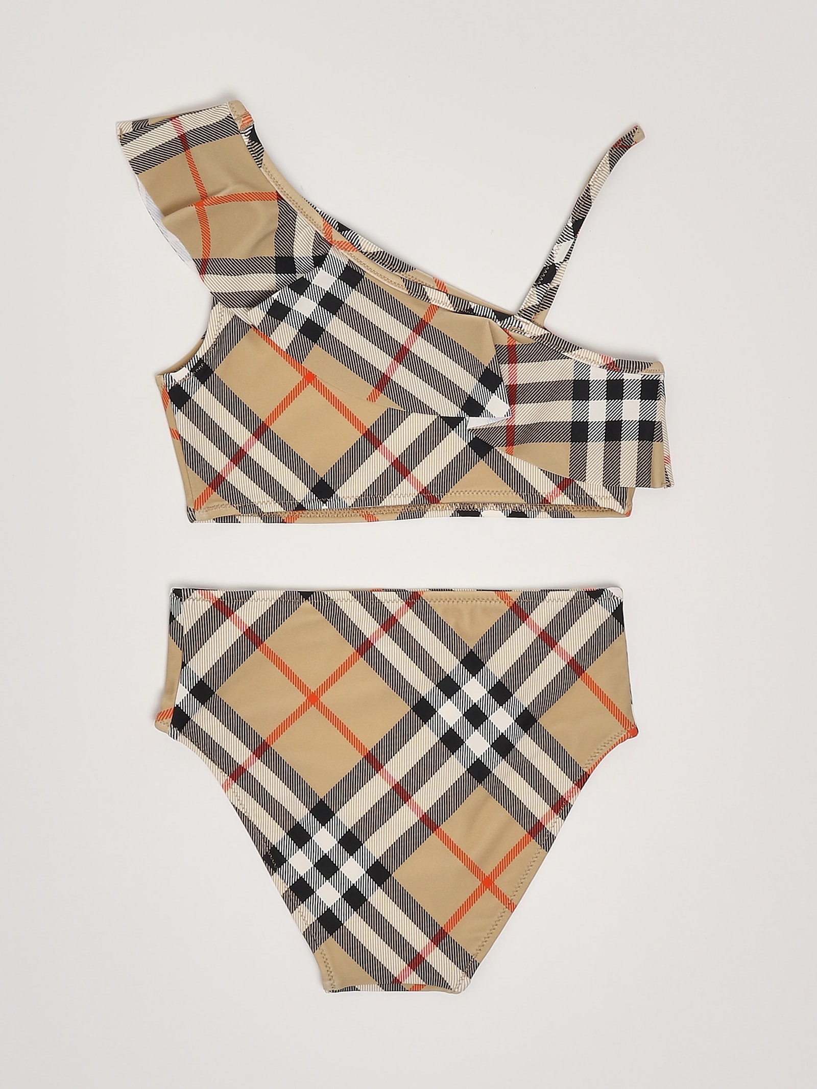 Burberry Beuge Beachwear In Check Beige