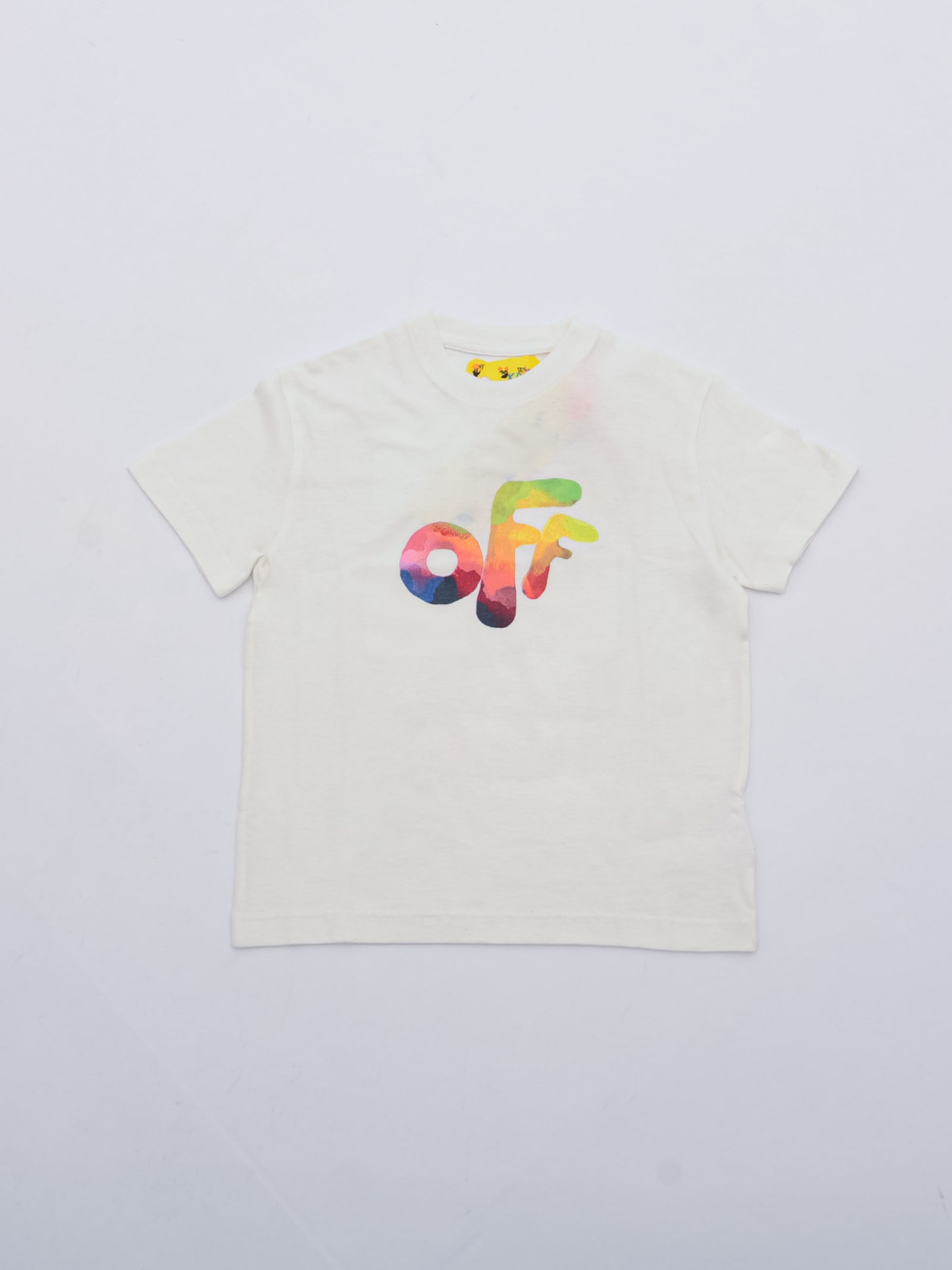 OFF-WHITE OFF ROUNDED T-SHIRT