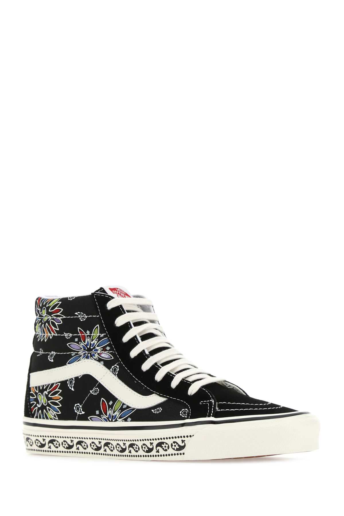 Vans Paisley-print High-top Sneakers In 9gg1