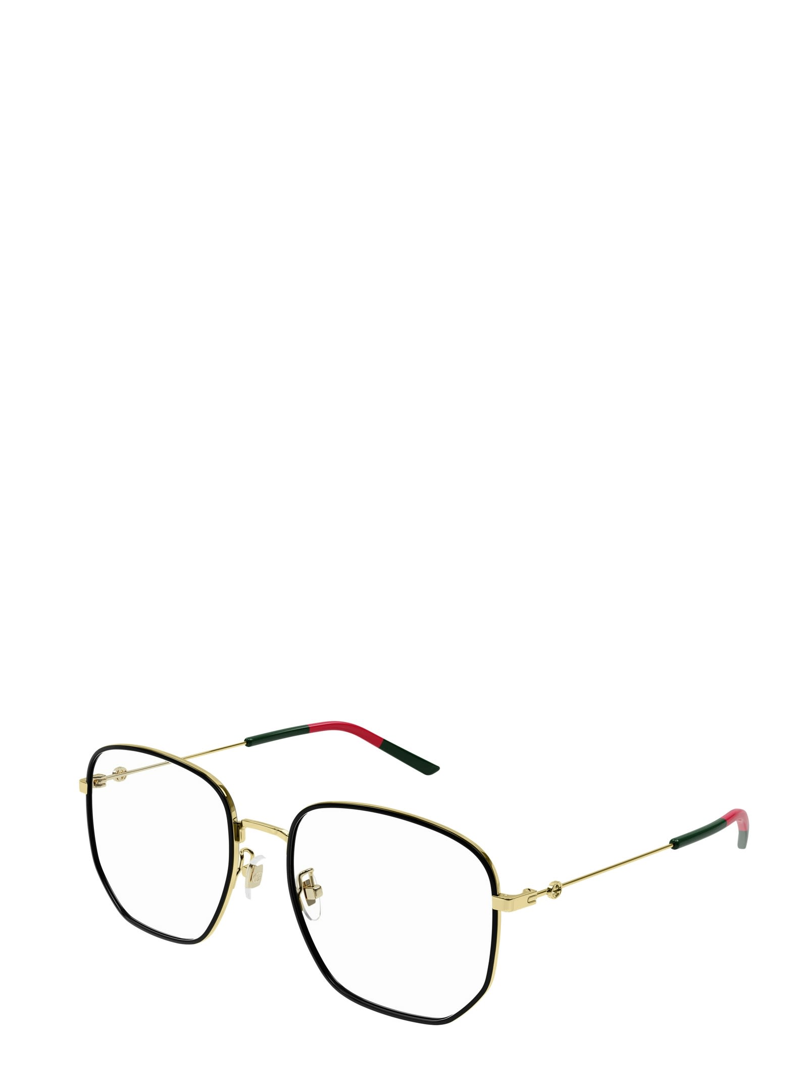 Shop Gucci Gg1197oa Gold Glasses