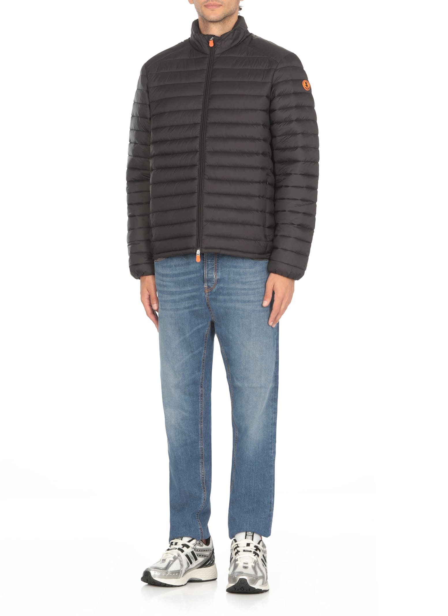 Shop Save The Duck Alexander Padded Short Jacket In Black