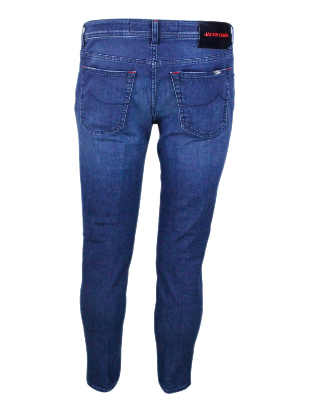 Jacob Cohen Nick Slim J622 Luxury Edition Denim Trousers In Soft Stretch Denim With 5 Pockets With Closure Butto In Denim