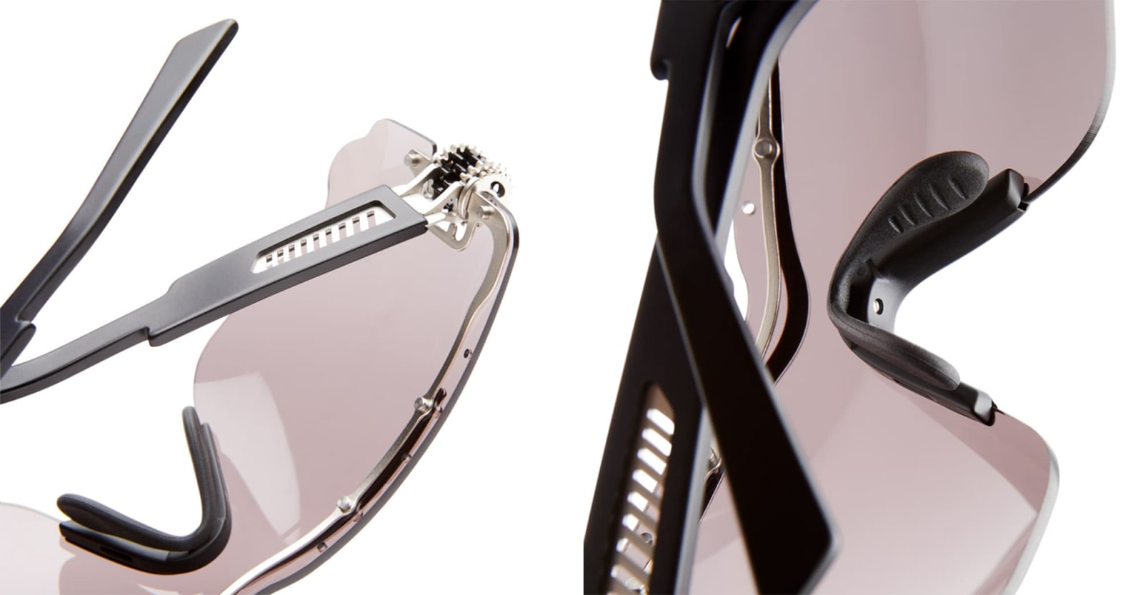 Shop Kuboraum Mask E15 - Silver Sunglasses