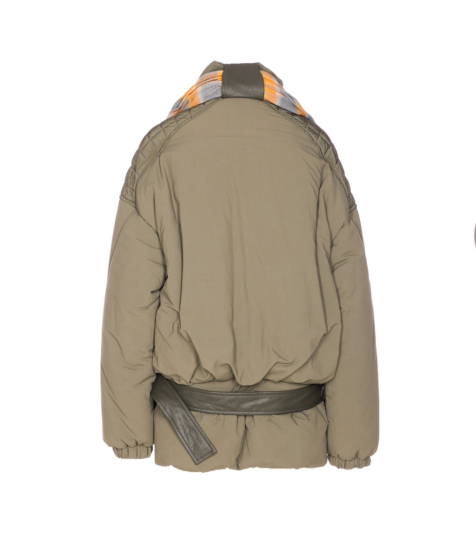 Marbell Amy Puffer Jackets Green In Green