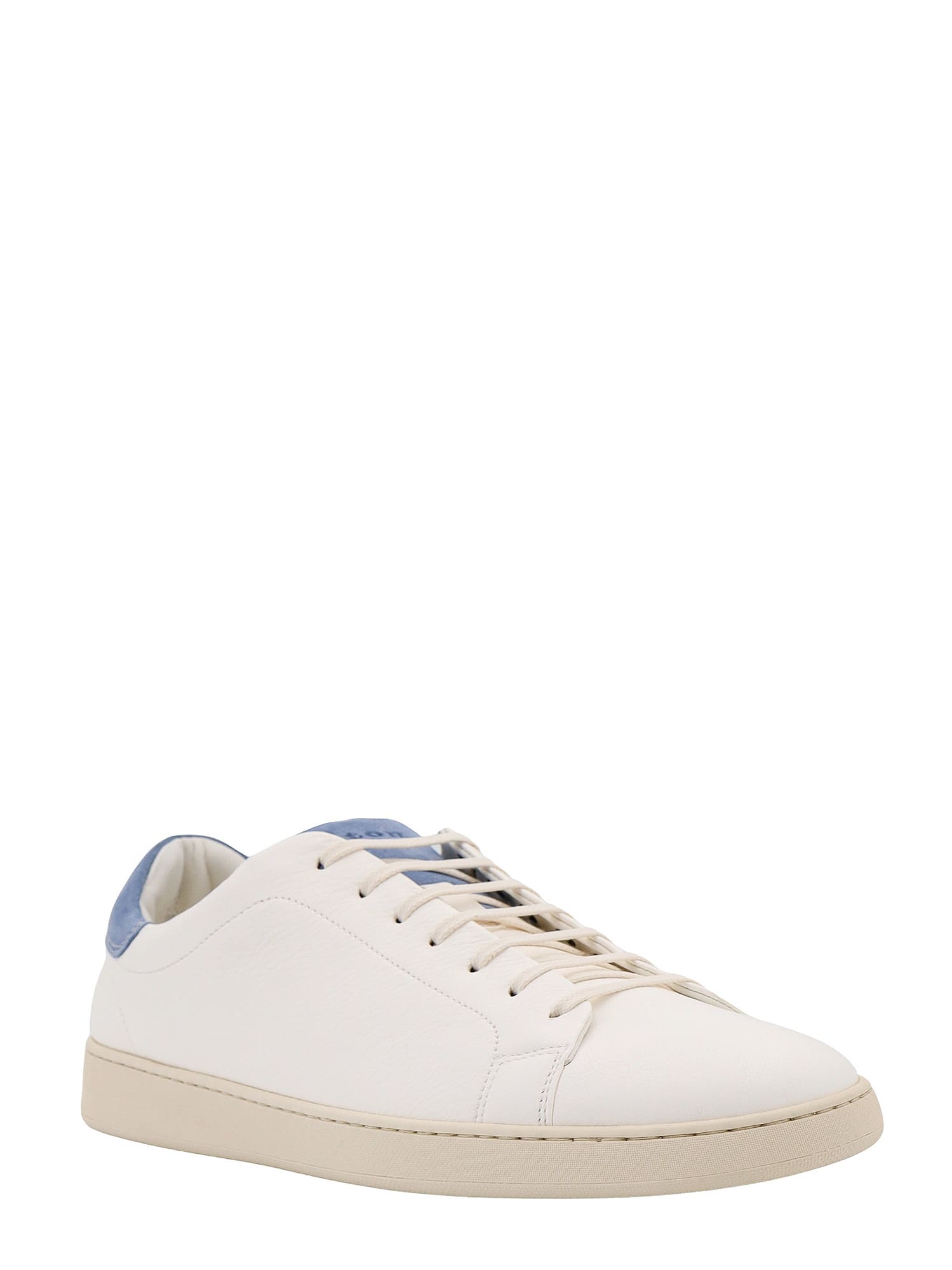 Shop Kiton Ten2 Sneakers In White