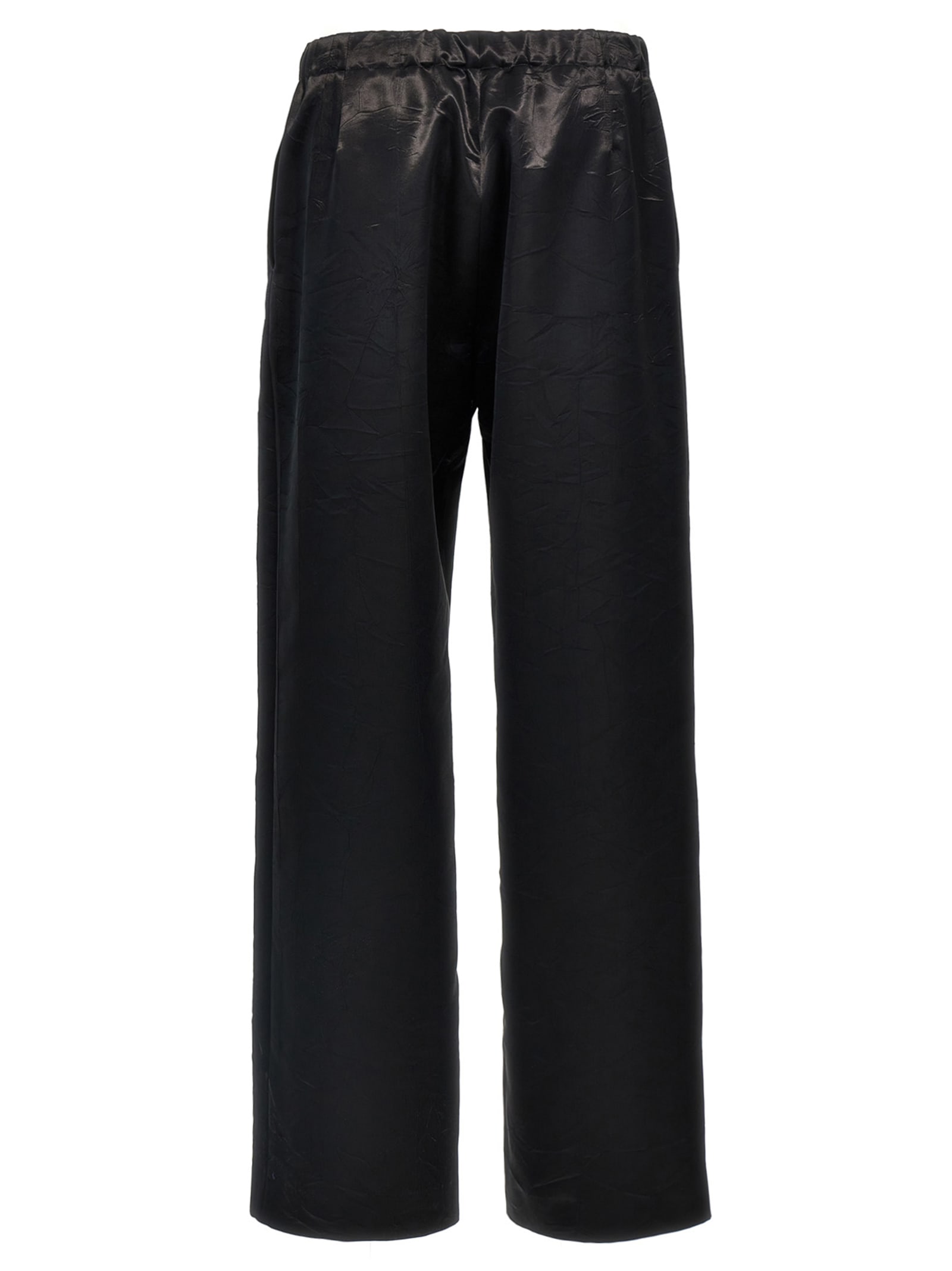 Givenchy Black Shiny Pants In Black