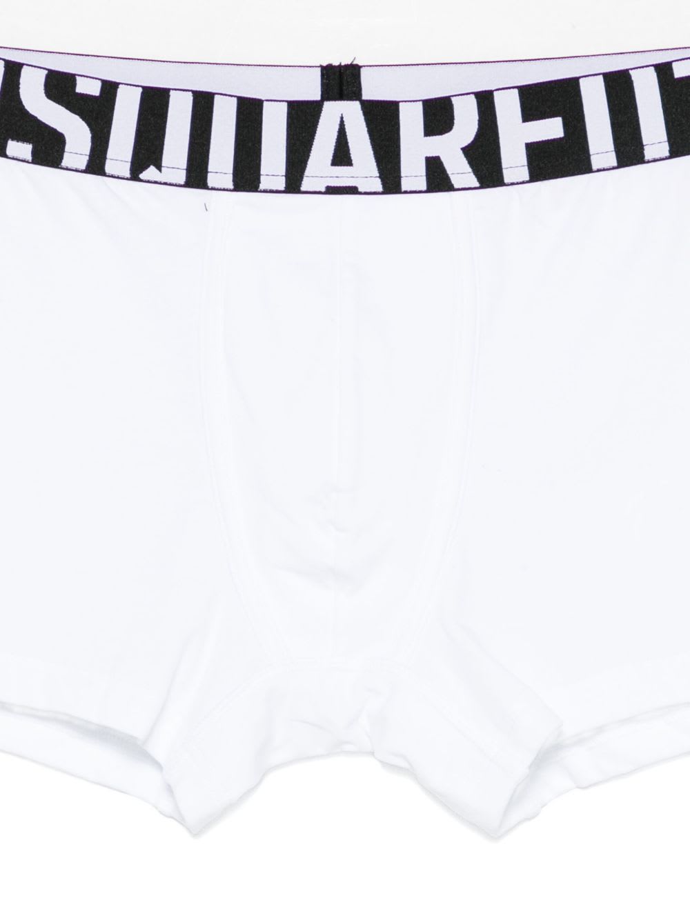 Dsquared2 Dsquared White Boxer In White