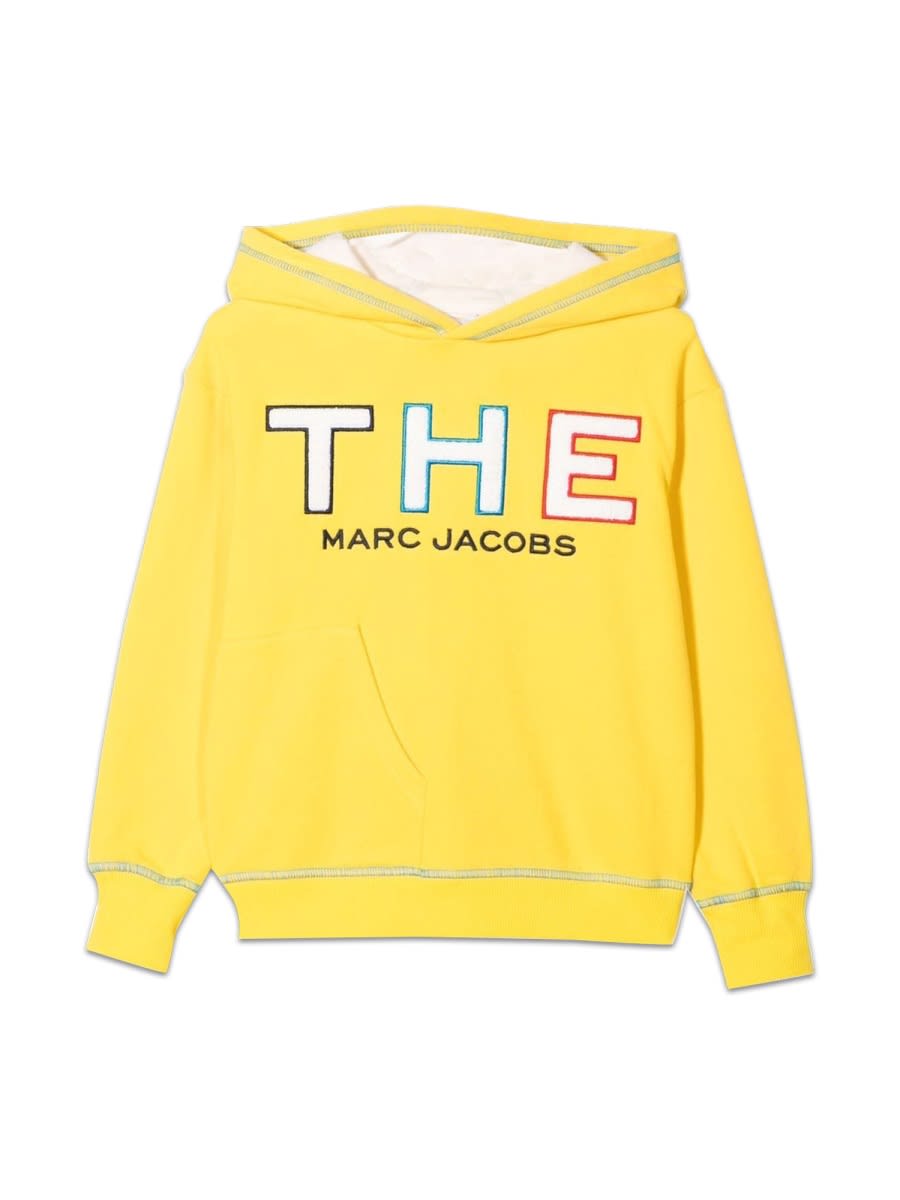 Marc Jacobs Felpa Con Cappuccio In Yellow