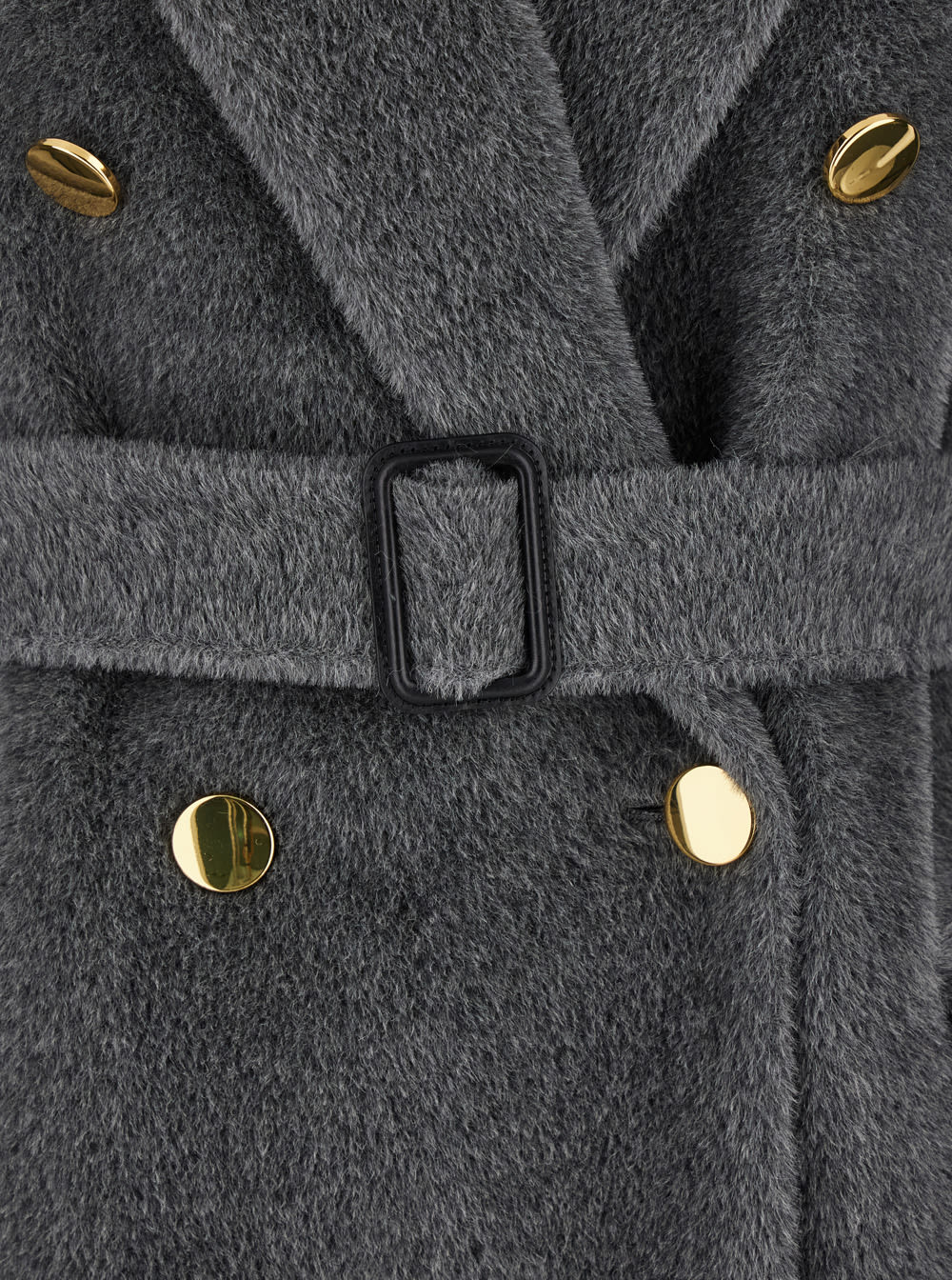 Shop Tagliatore Jole Double Breasted Coat In Grey