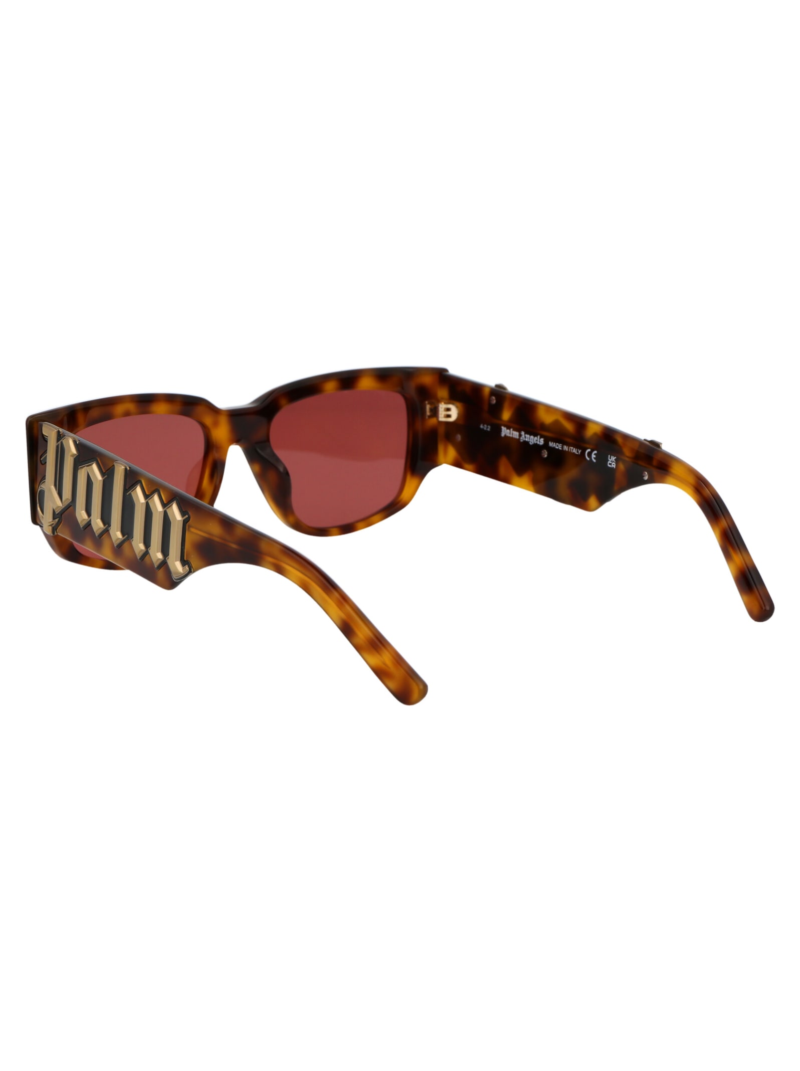 Shop Palm Angels Laguna Sunglasses In 6428 Light Havana