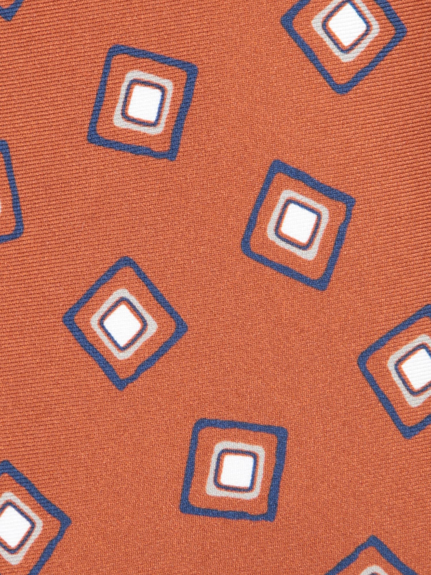 Kiton Patterned Silk Tie In Brown