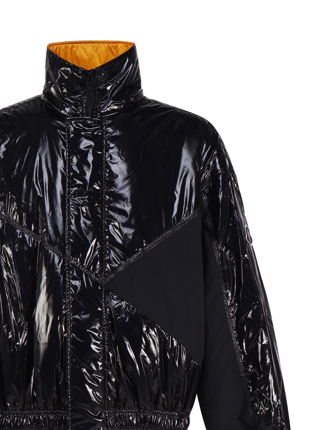 Shop Moncler Genius Tompinks Short Down Jacket X Alicia Keys In Nero