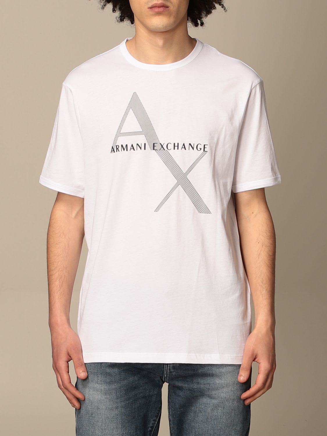 Armani Collezioni Armani Exchange T-shirt Armani Exchange T-shirt With Logo In White