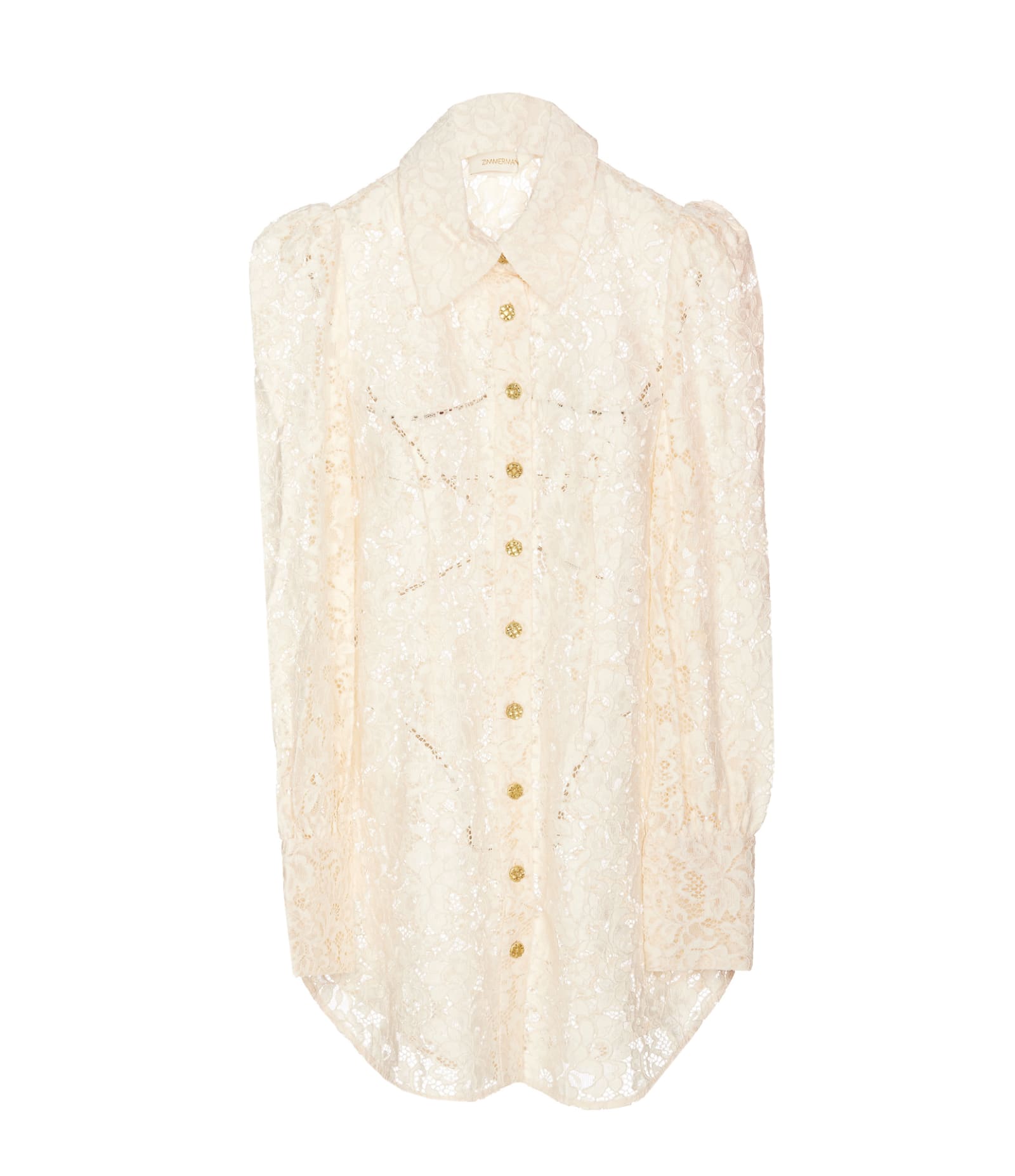 Shop Zimmermann Matchmaker Laces Shirt In White